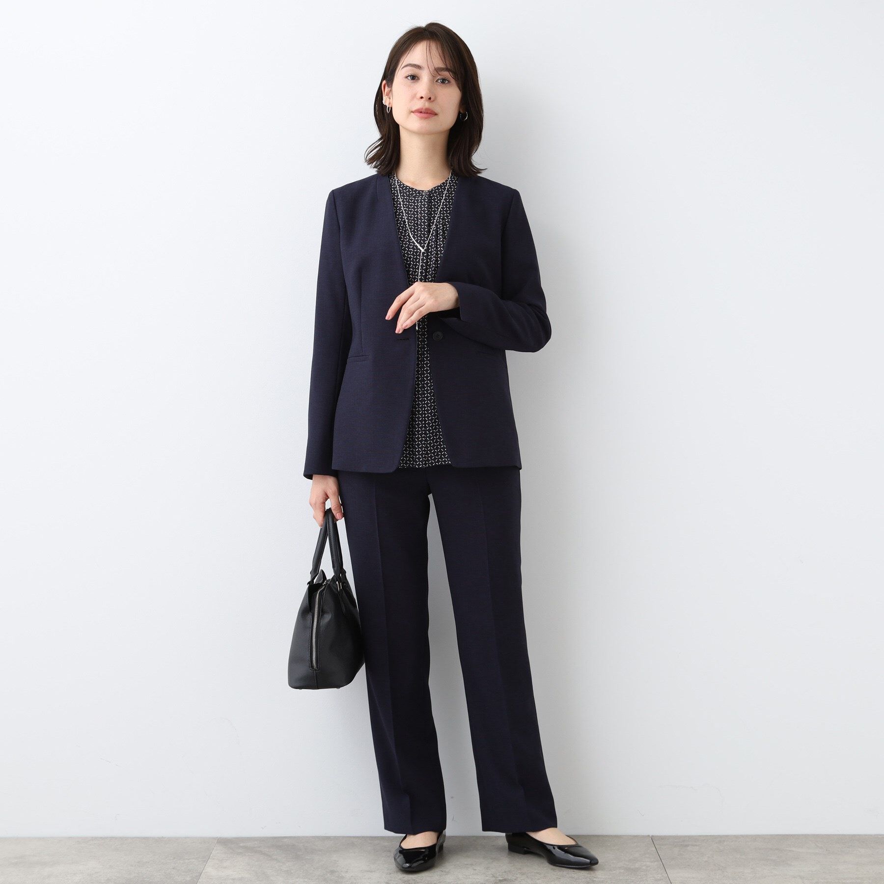 INDIVI「【洗える／スーツ】ストレートラインパンツ」|スーツ|