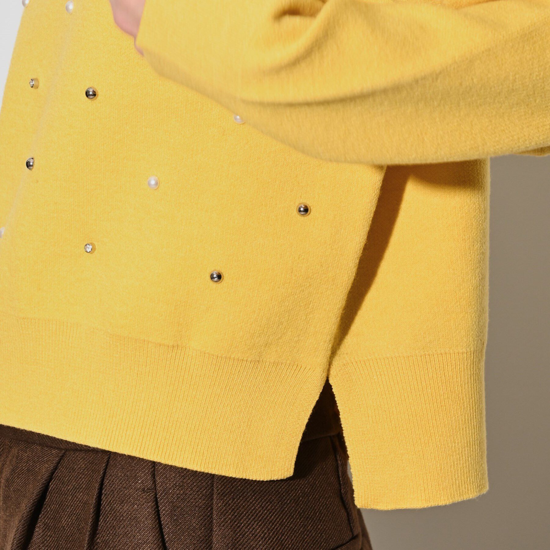 GALLEST「MIXビジューニット」|ニット・セーター|