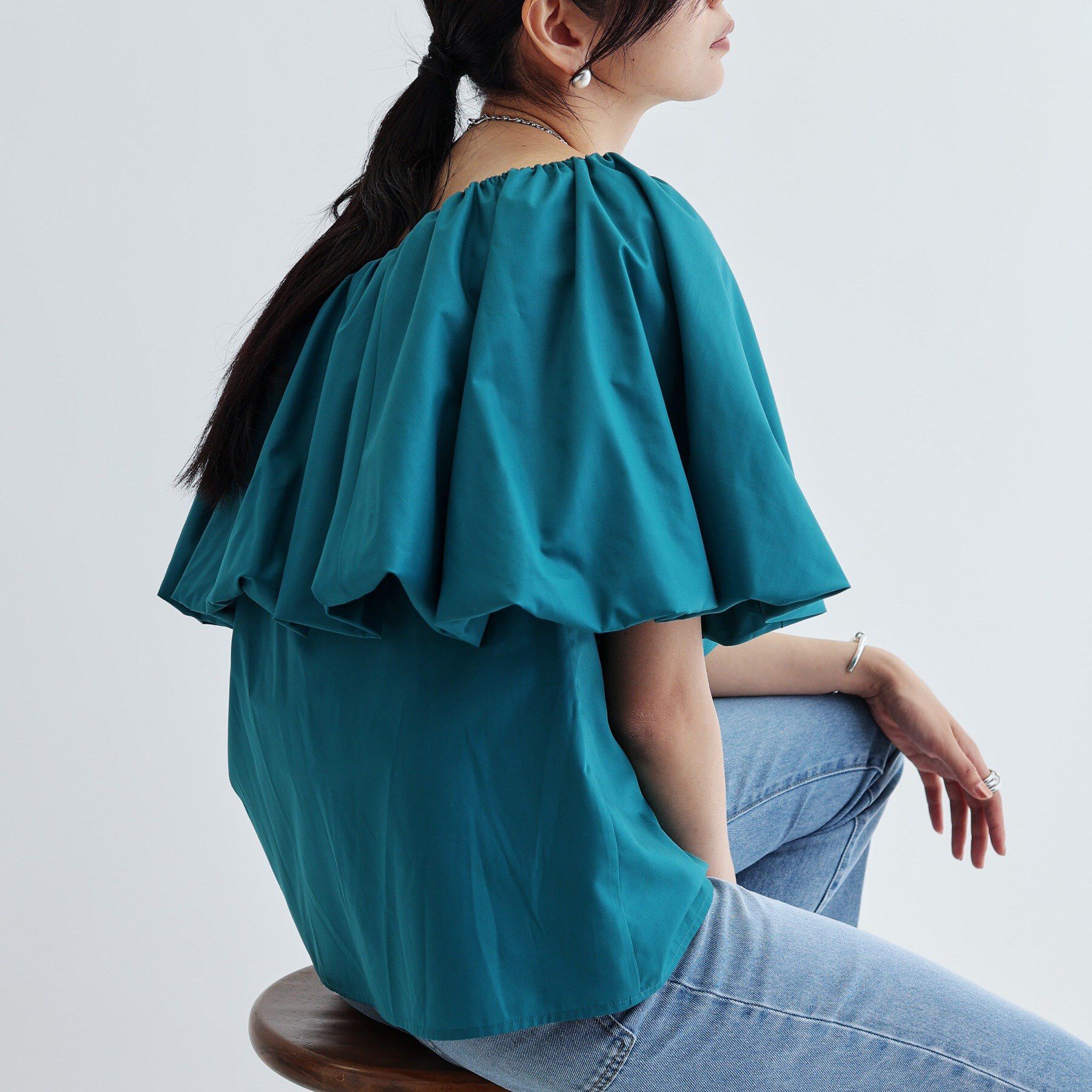 GALLEST「ボリュームオフショルブラウス」|シャツ・ブラウス|