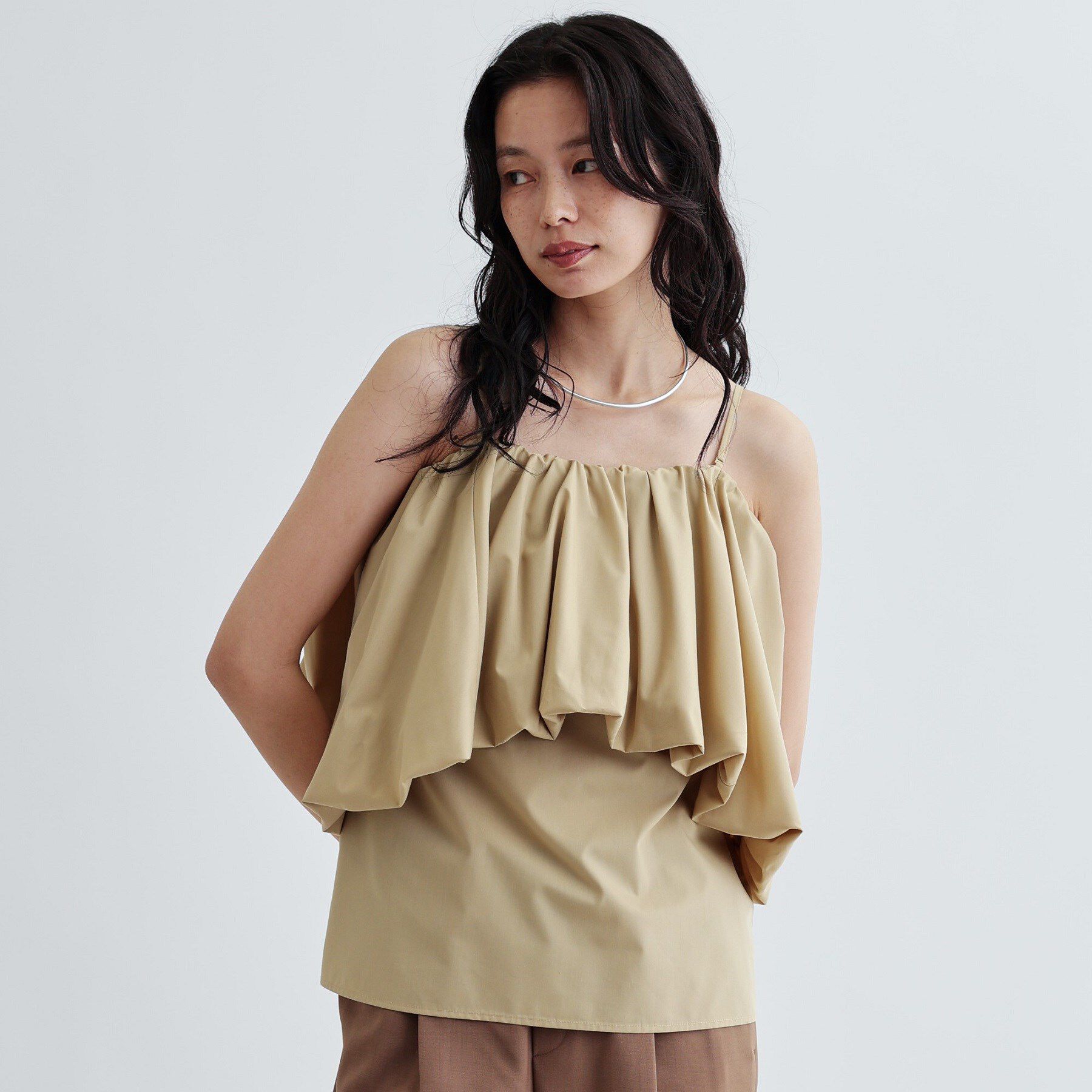 GALLEST「ボリュームオフショルブラウス」|シャツ・ブラウス|