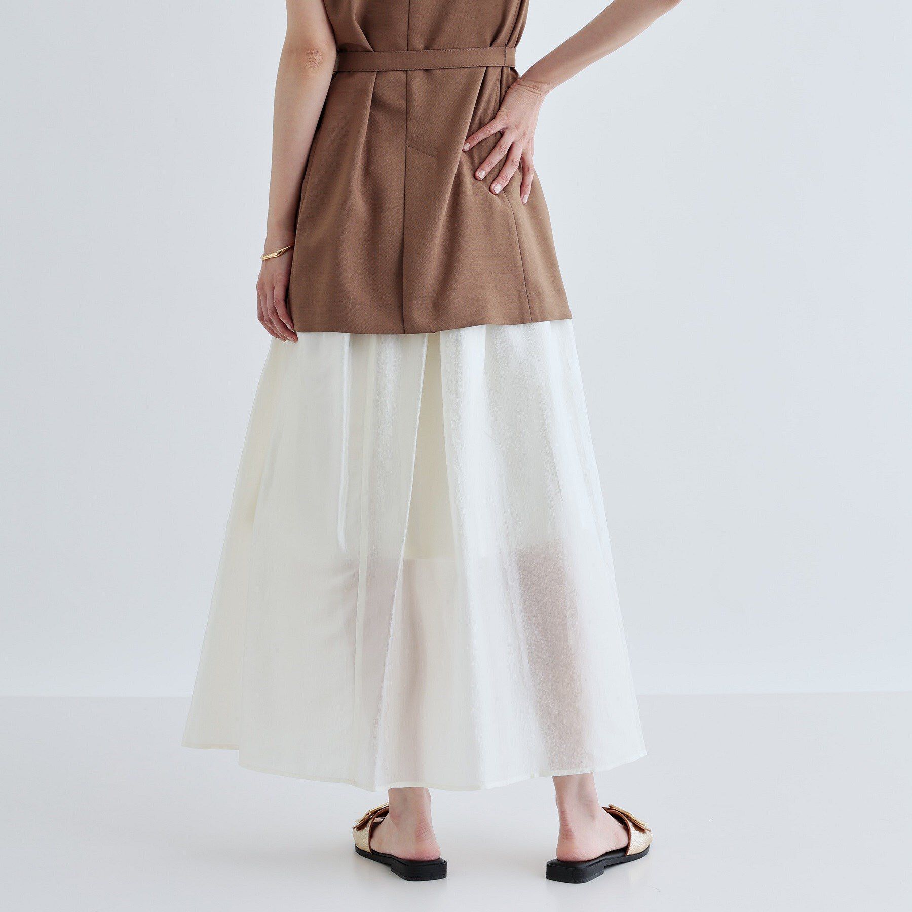 GALLEST「シアーマキシスカート」|スカート|