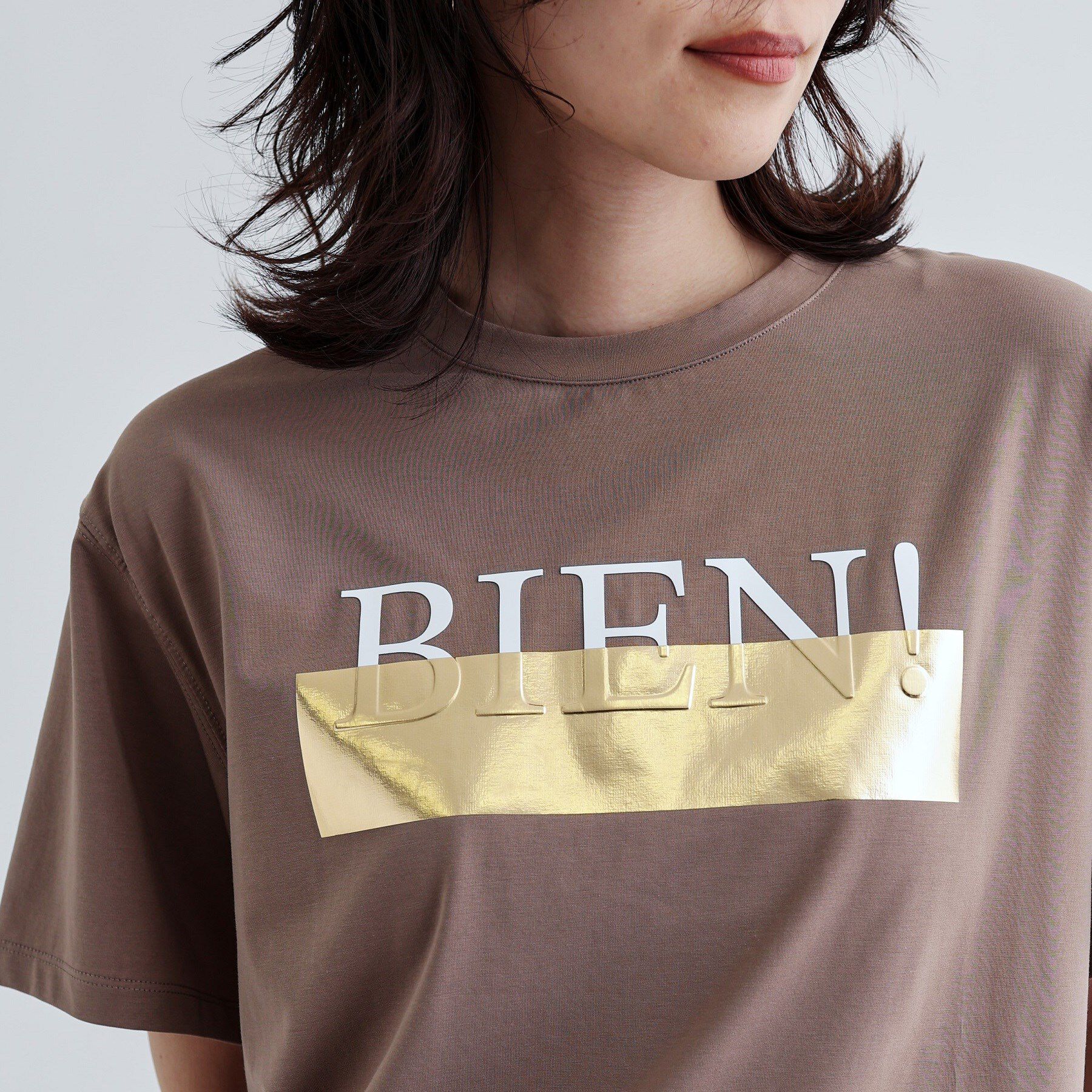 GALLEST「【再入荷】箔プリントロゴTシャツ」|Tシャツ・カットソー|