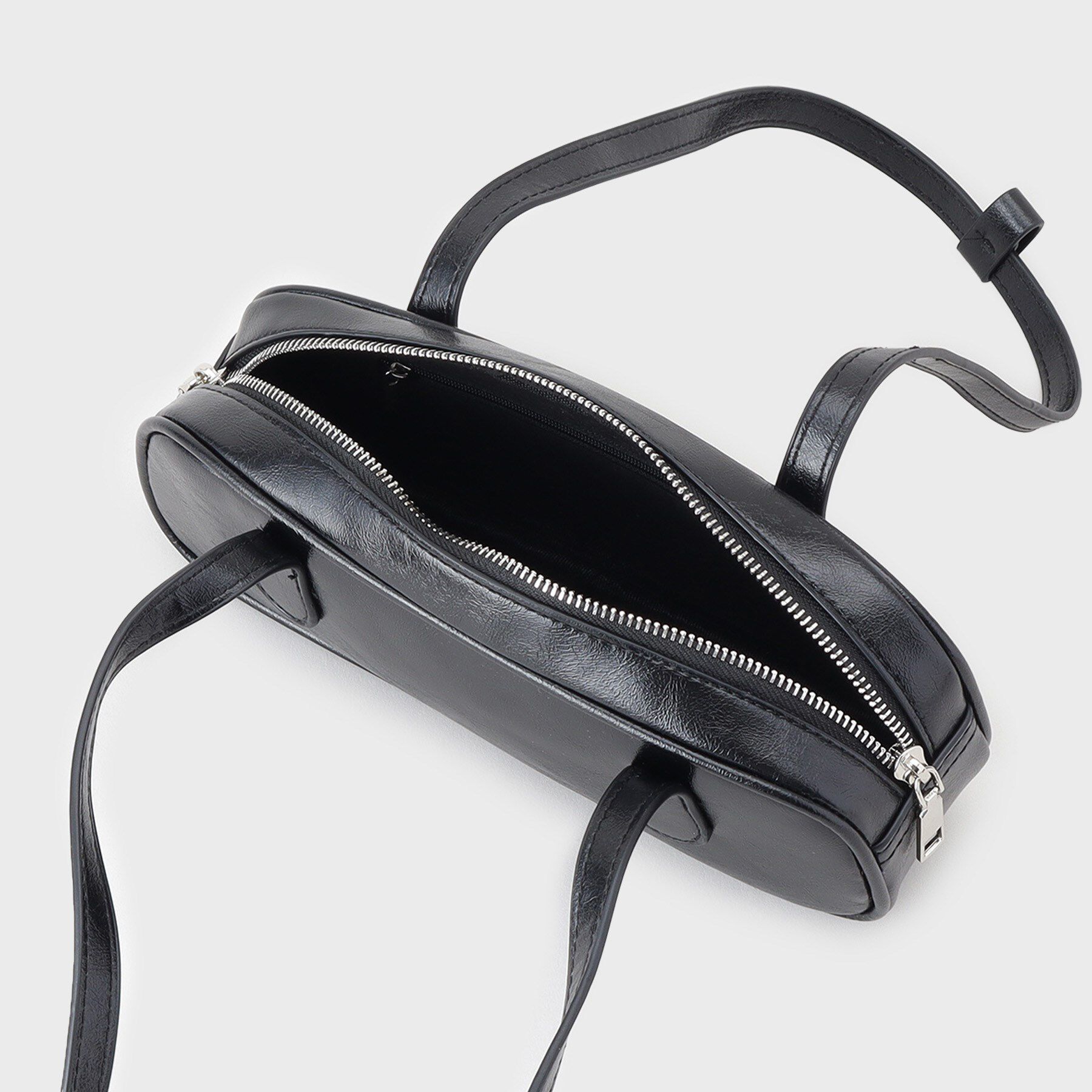 GALLEST「スクエアスモールボストン」|ハンドバッグ|