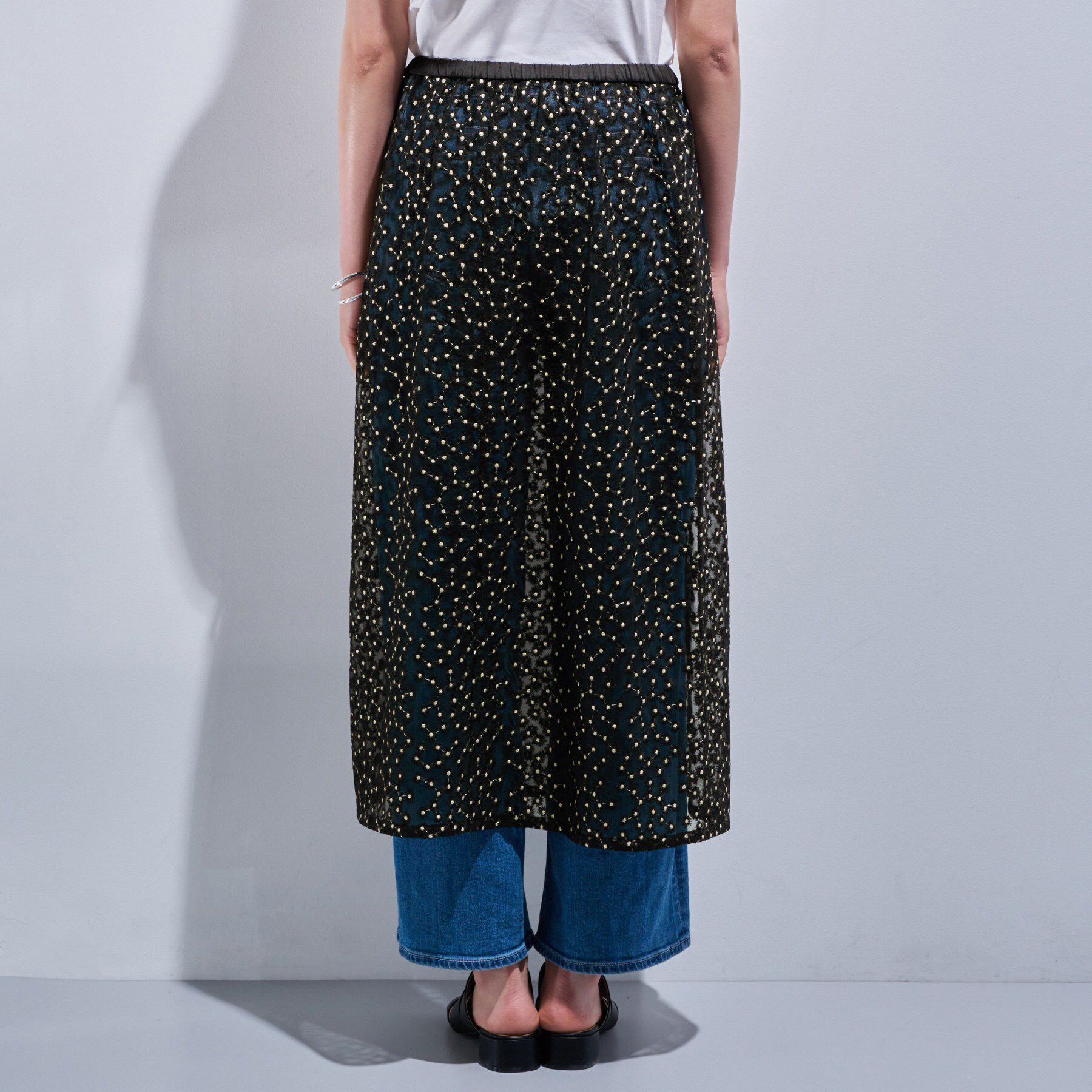 INDIVI「【トレンド感◎】レイヤード レーススカート」|スカート|