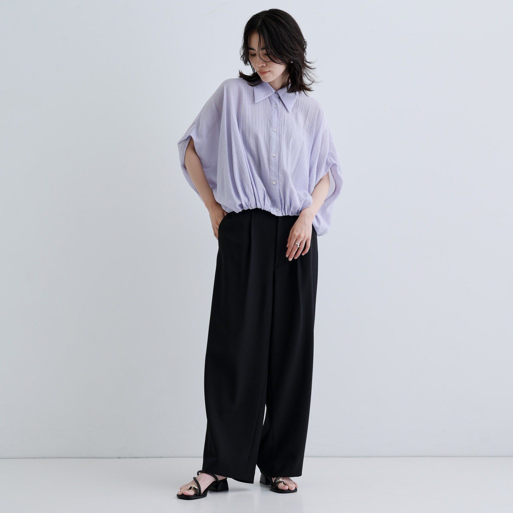 GALLEST「バルーンフォルムブラウス」|シャツ・ブラウス|