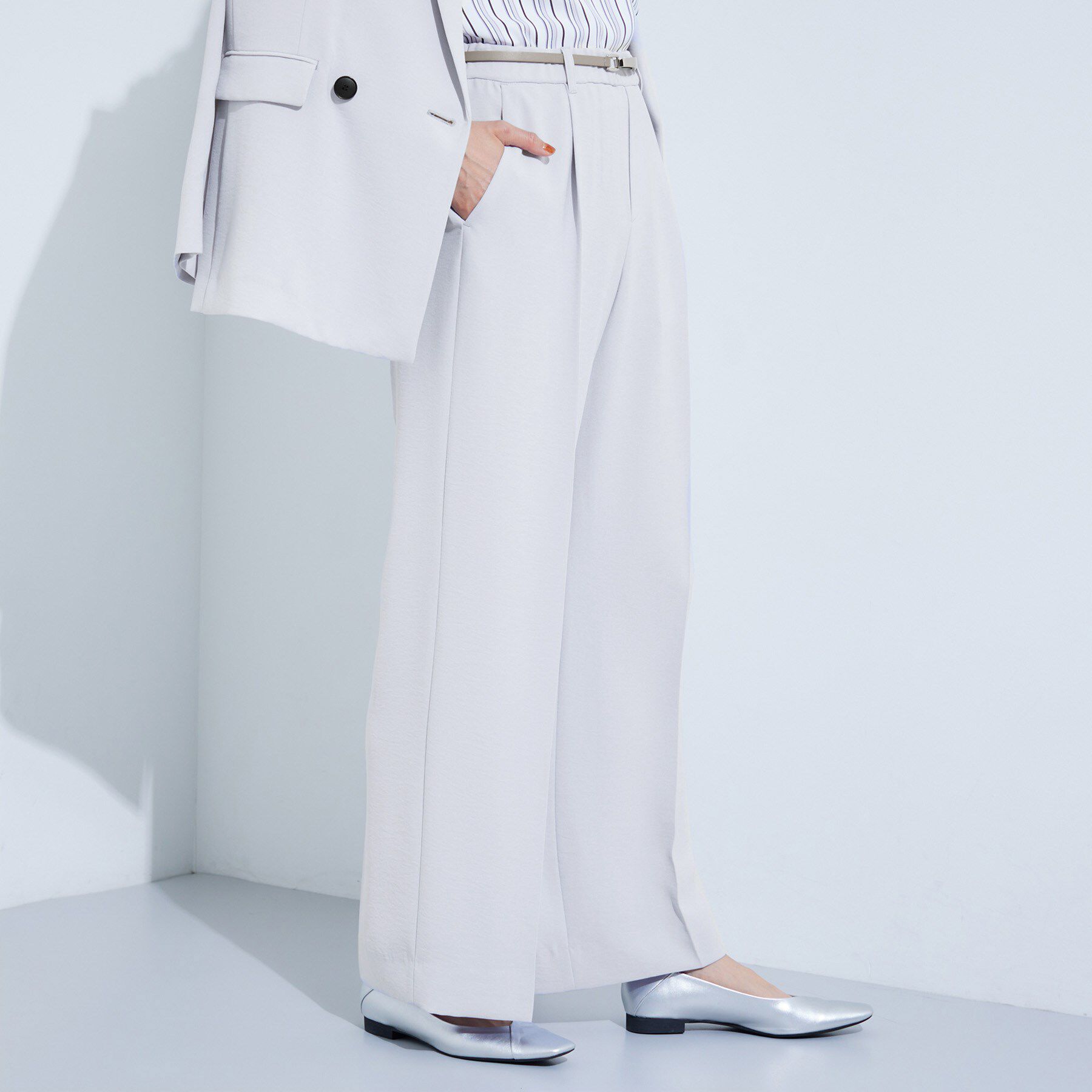 INDIVI「【着る日傘／遮熱／UVケア】ワイドパンツ」|その他|