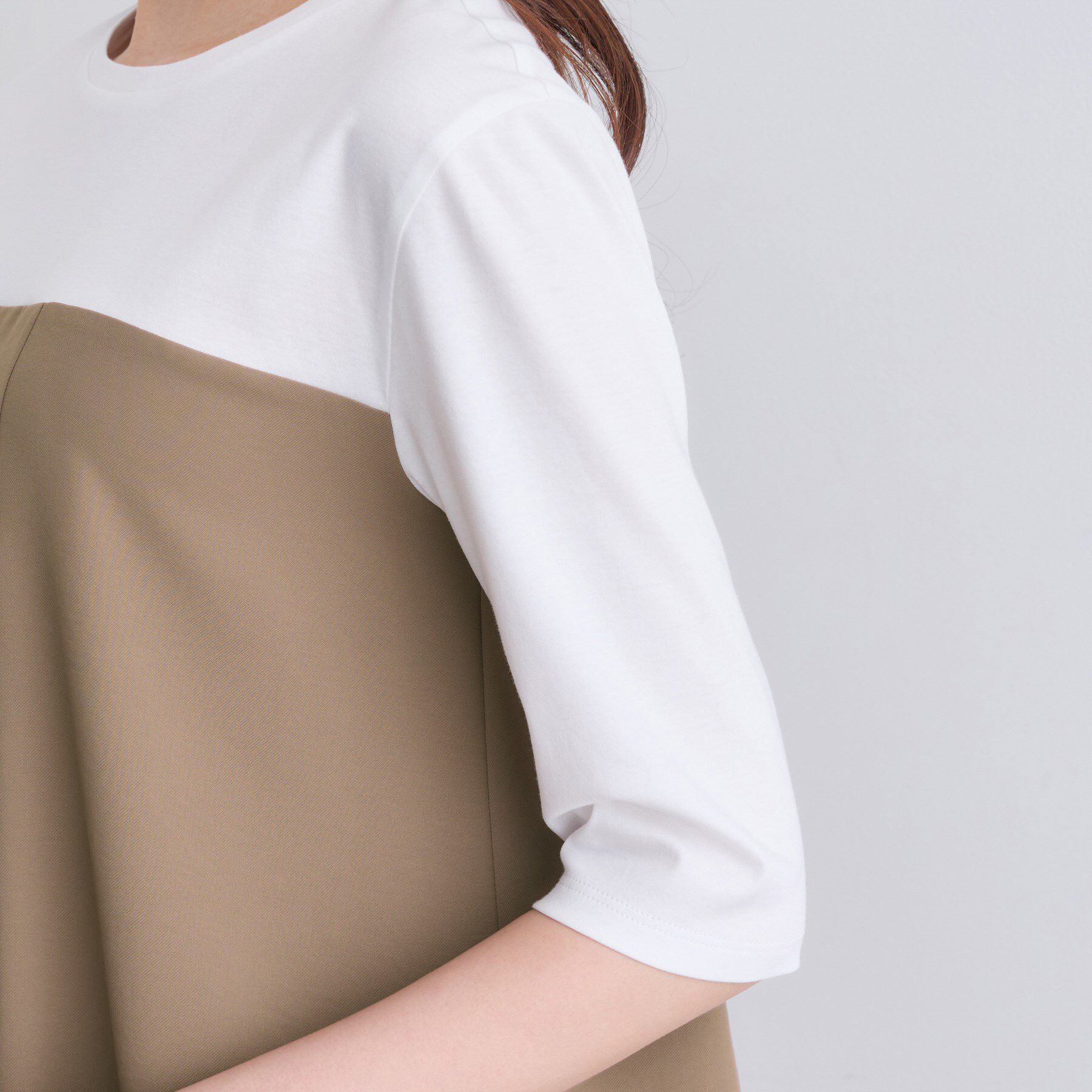 INDIVI「【セットアップ可能】ビスチェレイヤード風トップス」|Tシャツ・カットソー|