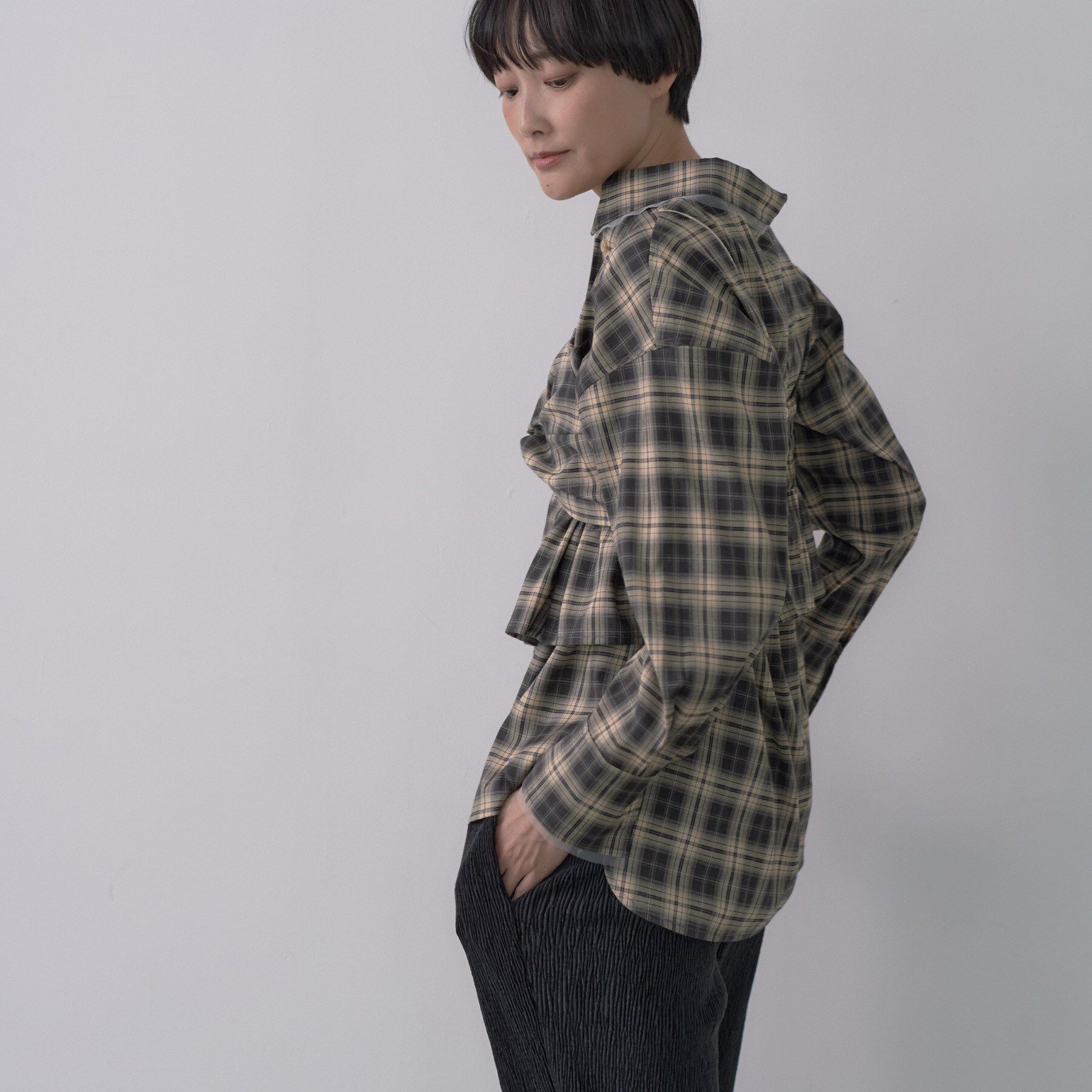 GALLEST「オンブレチェックシャツ」|シャツ・ブラウス|