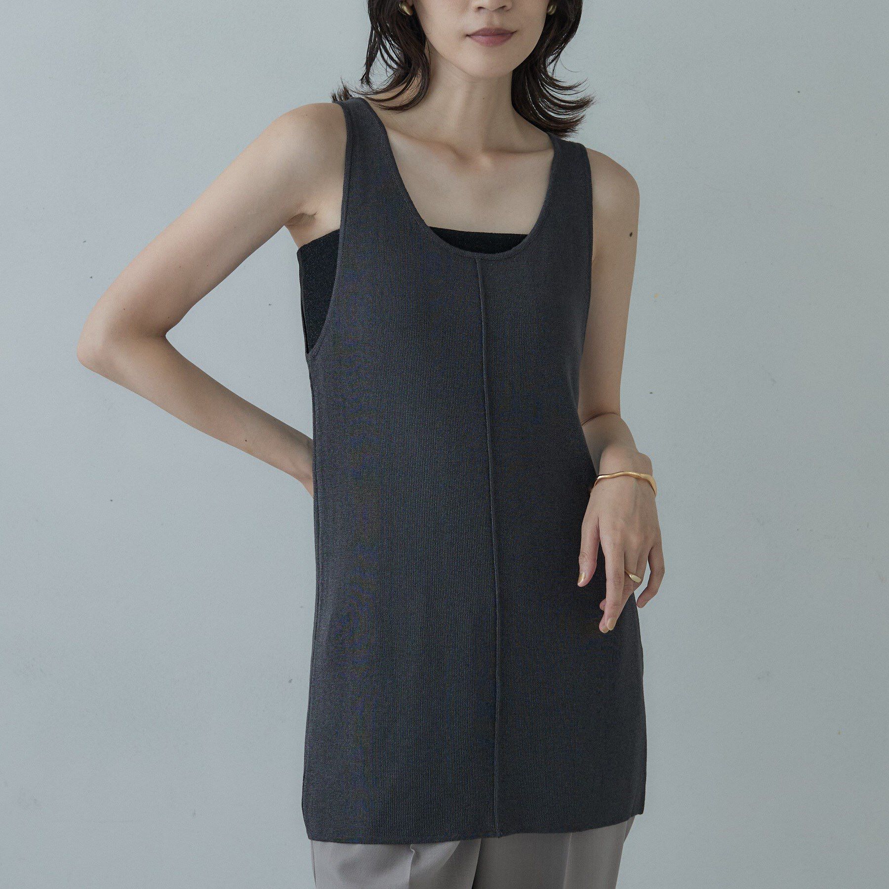 GALLEST「ロングニットタンク」|ニット・セーター|