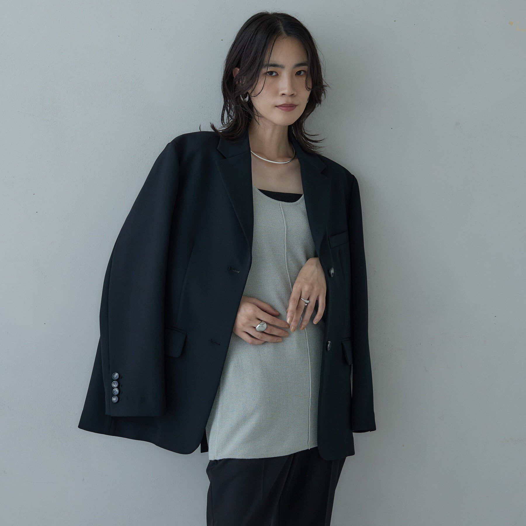 GALLEST「ロングニットタンク」|ニット・セーター|