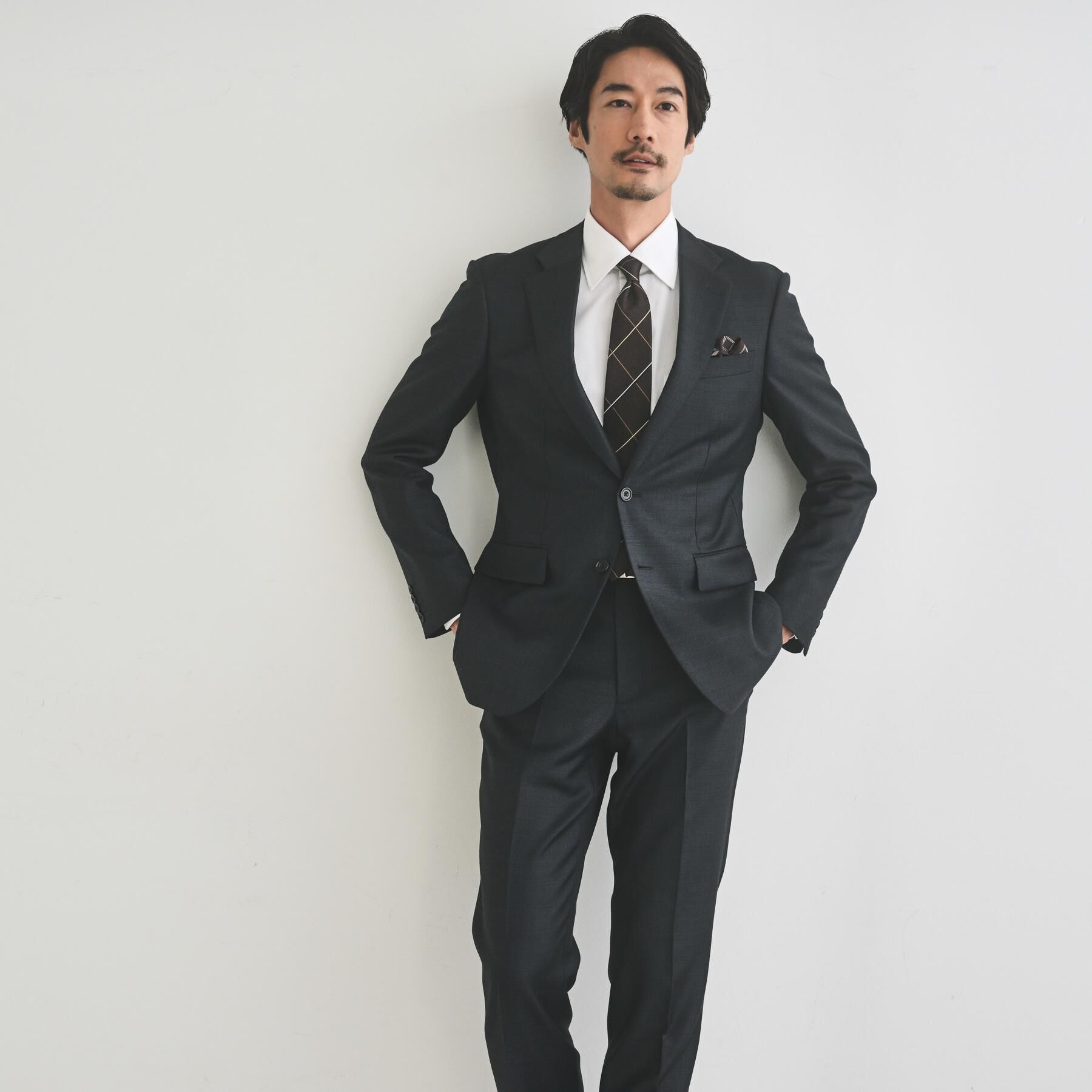 TAKEO KIKUCHI「シャイニーシャークピンヘッド スーツ/3ピース対応可」|スーツ|