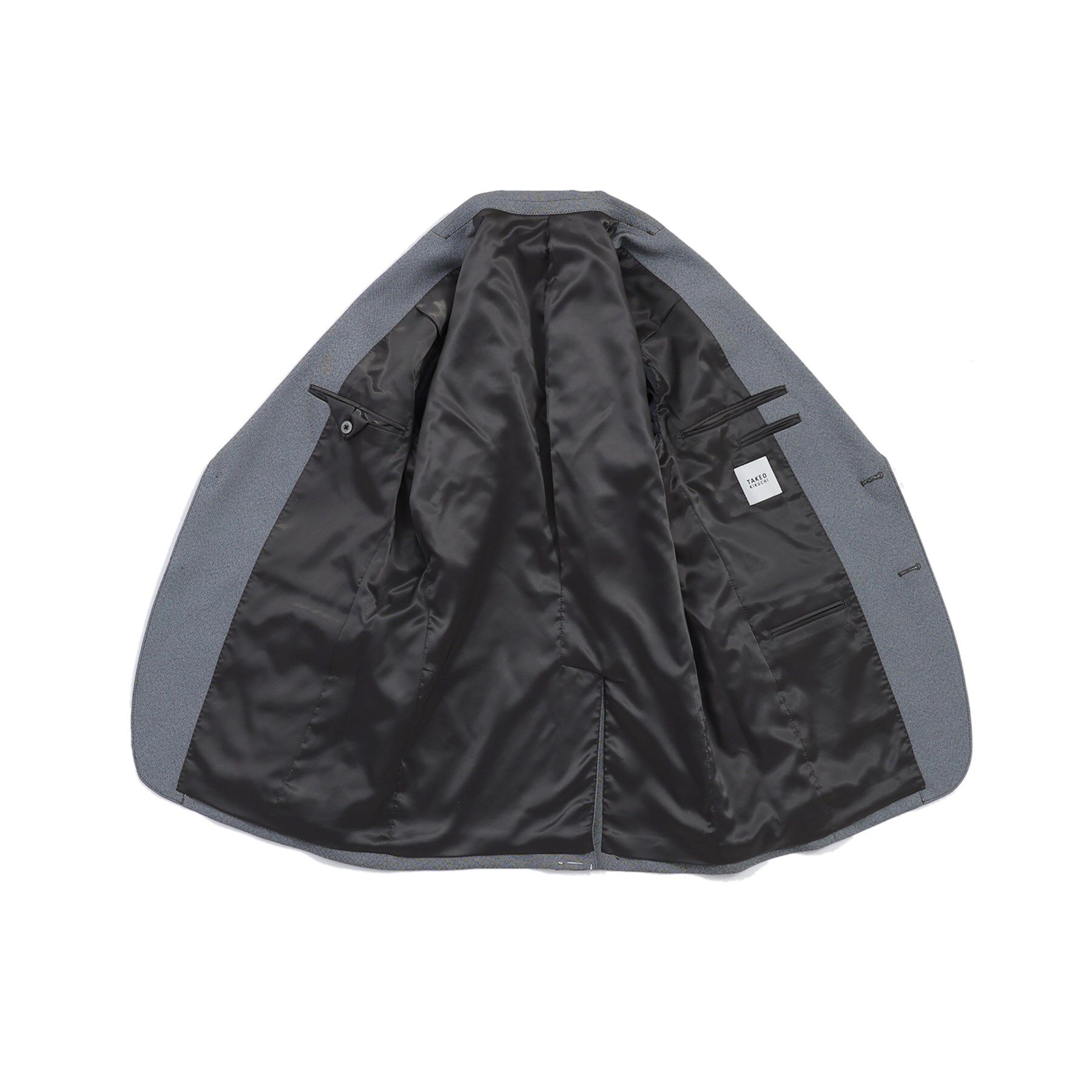 TAKEO KIKUCHI「【ONOFF/セットアップ対応】メランジ シャークスキン ストレッチジャケット」|テーラードジャケット|