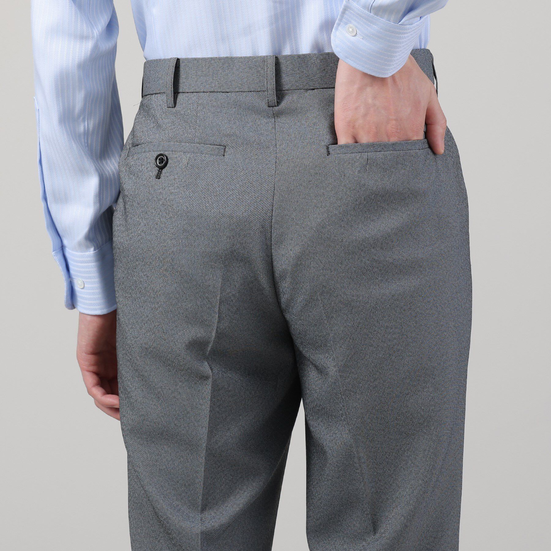 TAKEO KIKUCHI「【ON/OFF対応】メランジ シャークスキン ストレッチ パンツ / セットアップ」|その他|