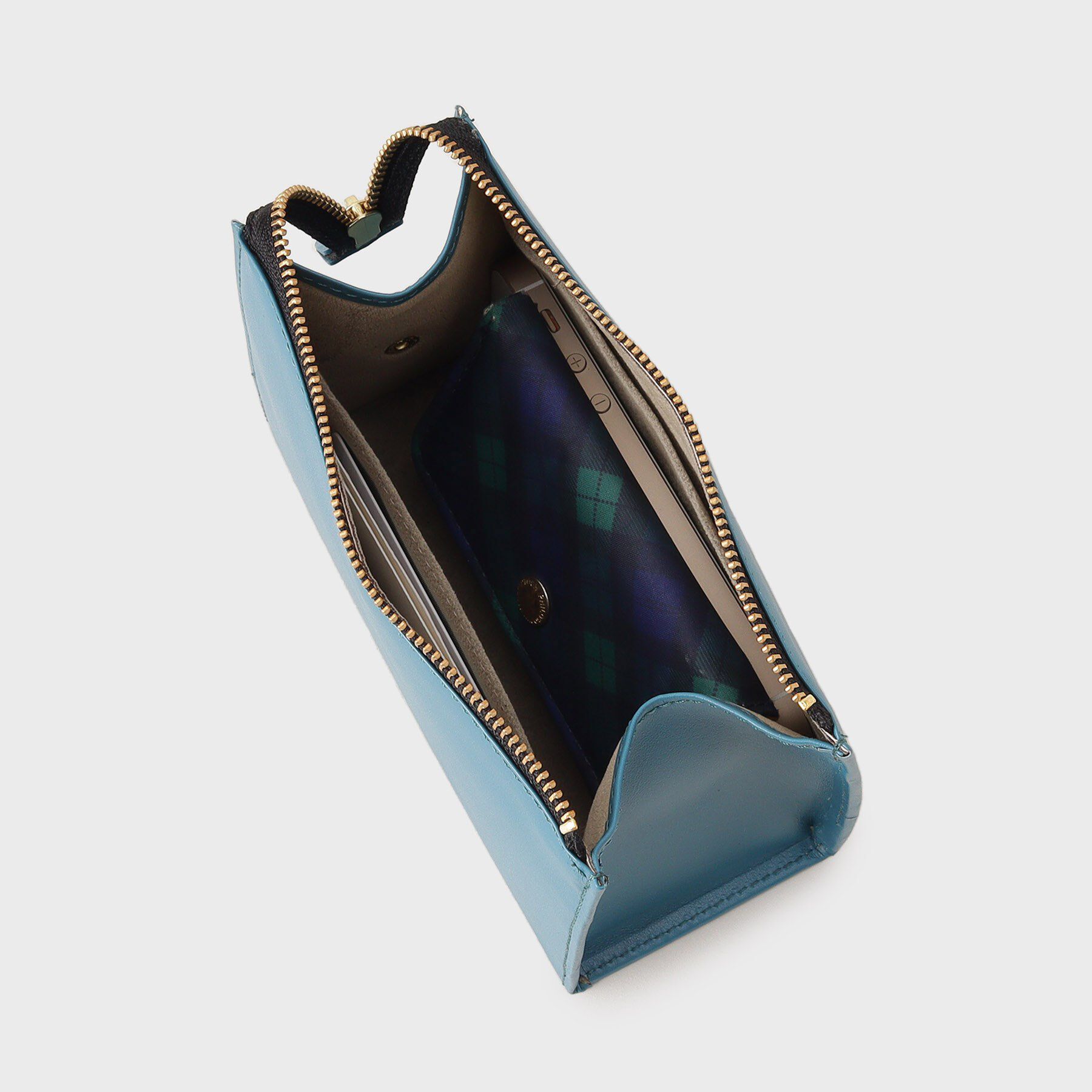 TAKEO KIKUCHI「レザーガジェットポーチ」|ポーチ|