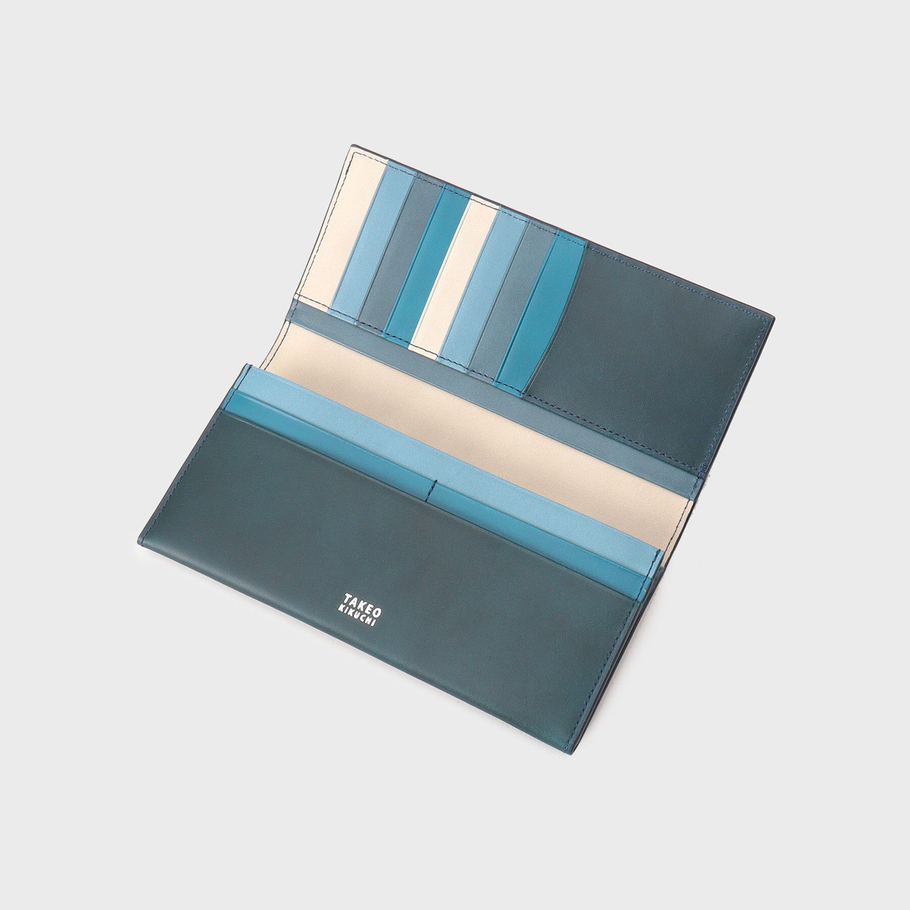 TAKEO KIKUCHI「アンティーク調レザー 2つ折り長財布」|財布|
