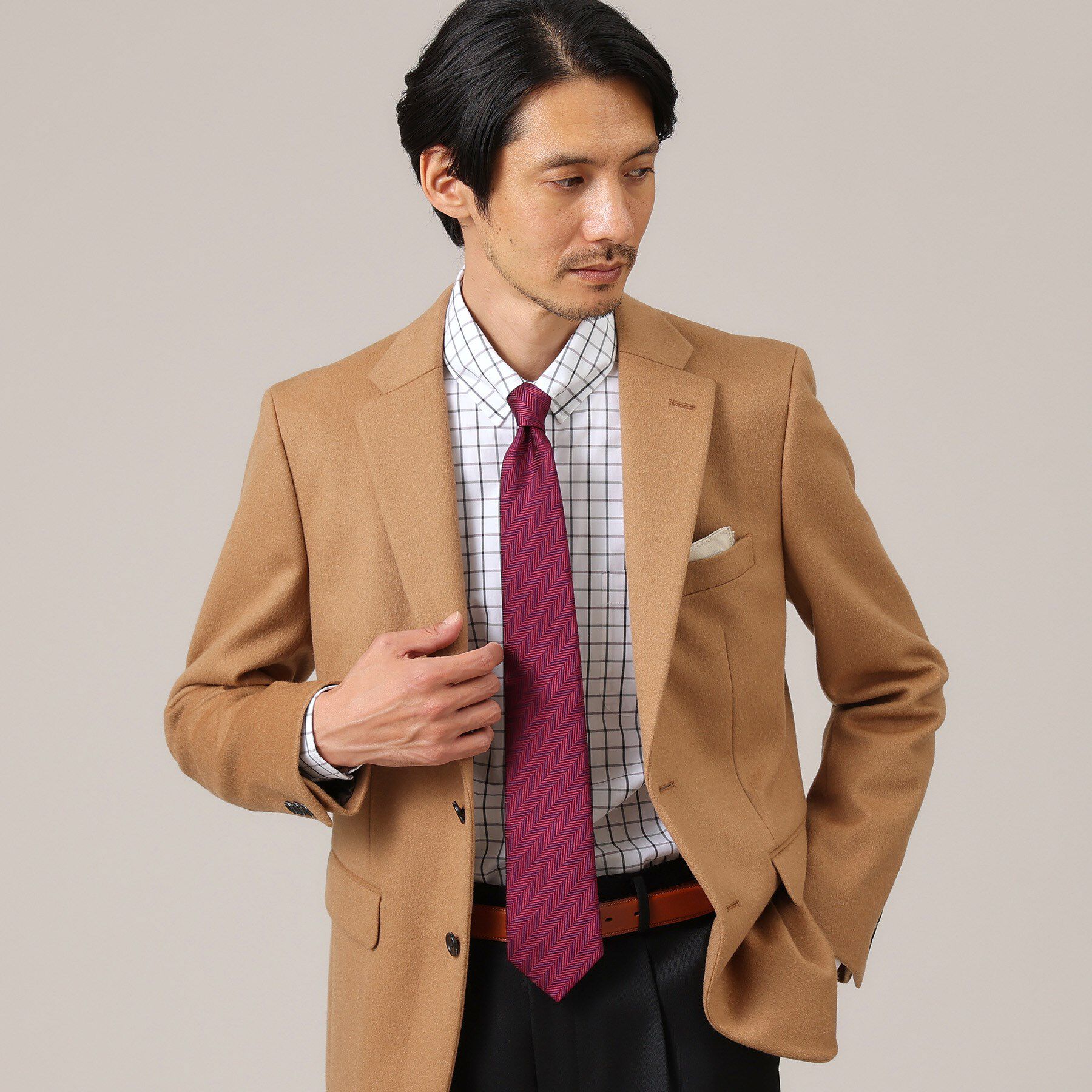 TAKEO KIKUCHI「【Made in JAPAN】矢絣（やがすり）シルクネクタイ」|ネクタイ・蝶ネクタイ|