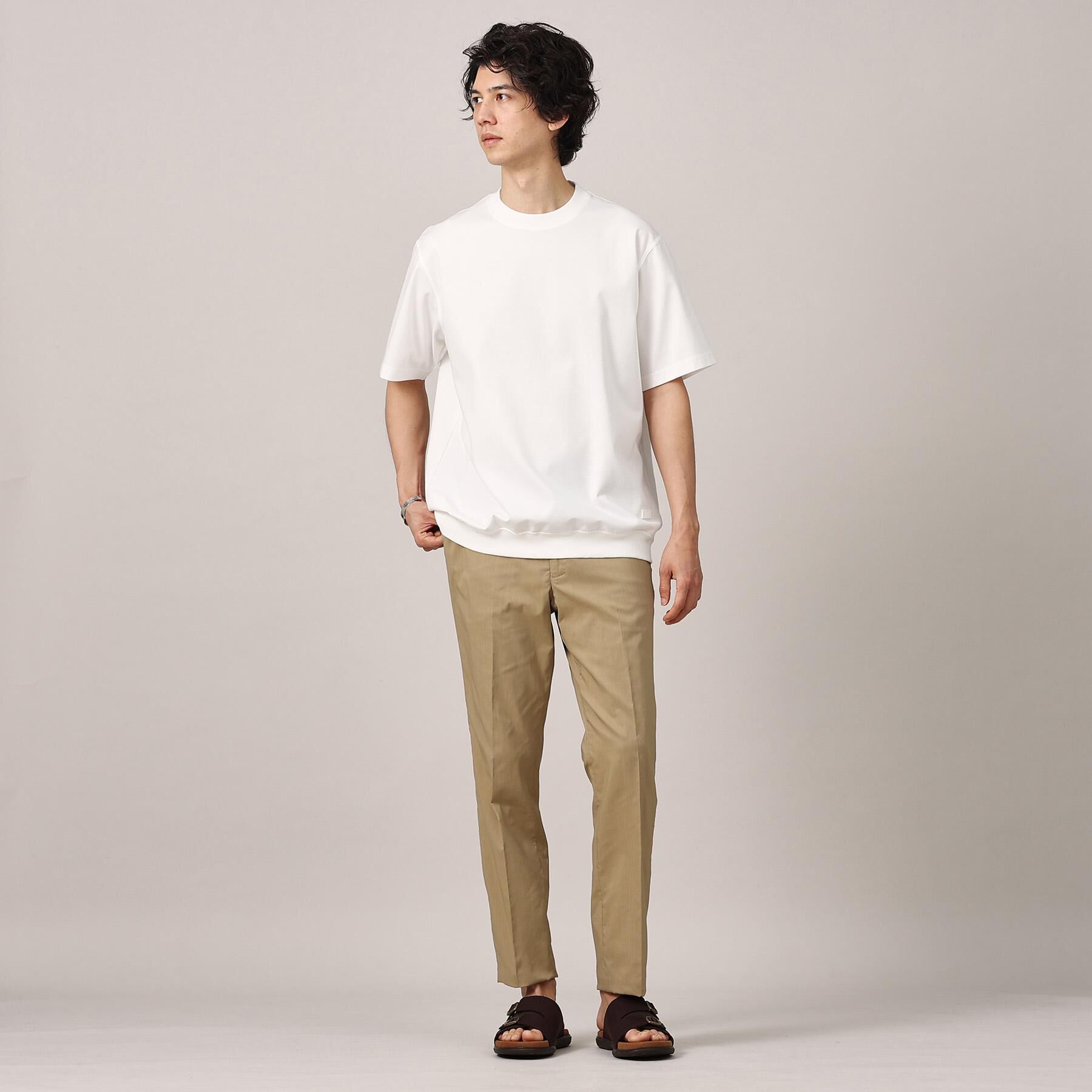 TAKEO KIKUCHI「【抗菌防臭／5サイズ展開】ハイゲージポンチ Tシャツ」|Tシャツ・カットソー|