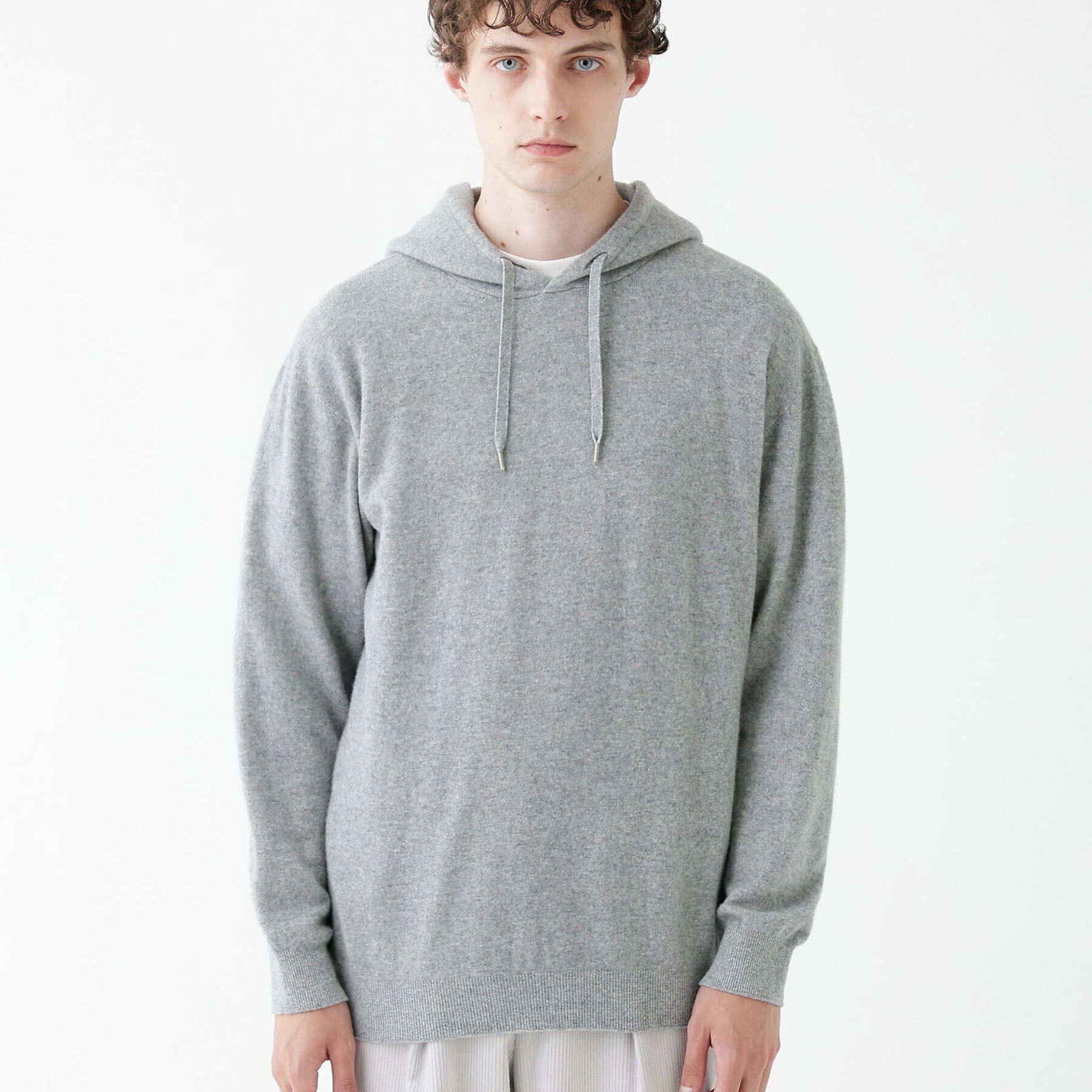 TAKEO KIKUCHI「【THE FLAGSHIP】ウルグアイメリノ ニット フーディ」|パーカー|