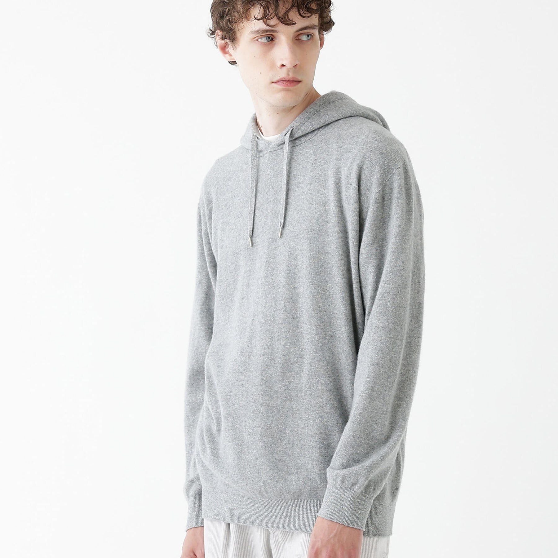 TAKEO KIKUCHI「【THE FLAGSHIP】ウルグアイメリノ ニット フーディ」|パーカー|