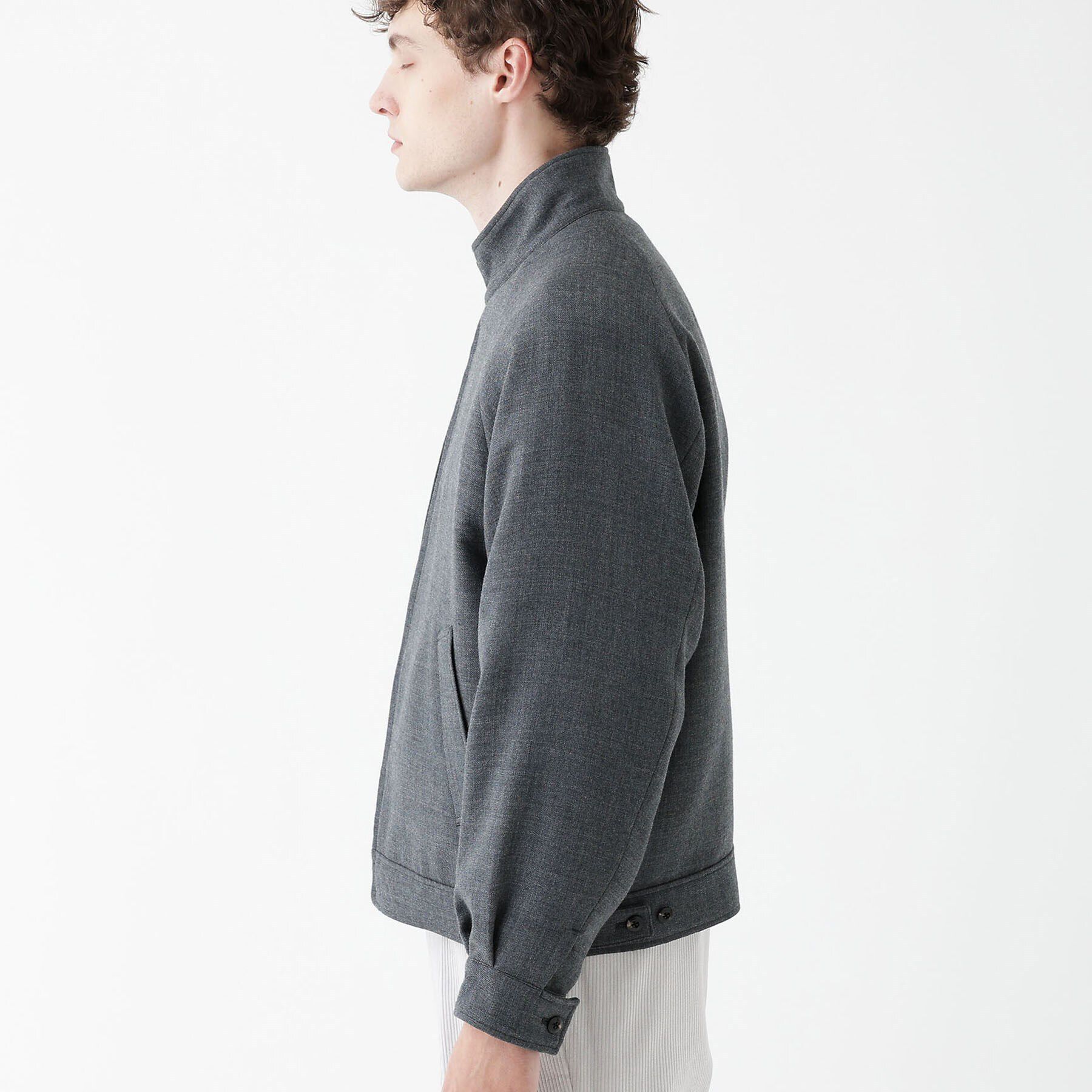 TAKEO KIKUCHI「【THE FLAGSHIP】ウールダブルフェイス ブルゾン」|ブルゾン・スタジャン|