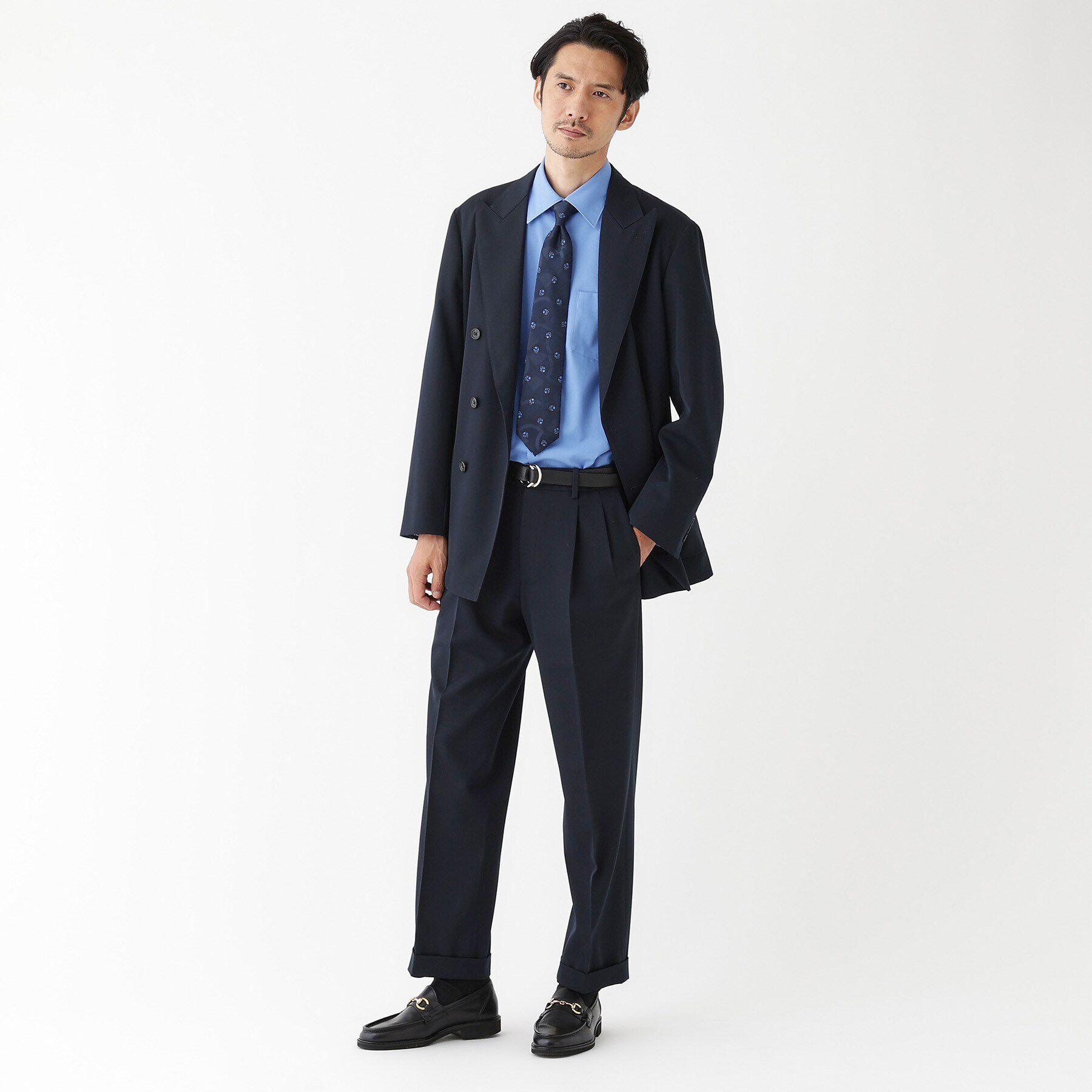 TAKEO KIKUCHI「【THE FLAGSHIP】ギャバ ダブル パンツ」|その他|