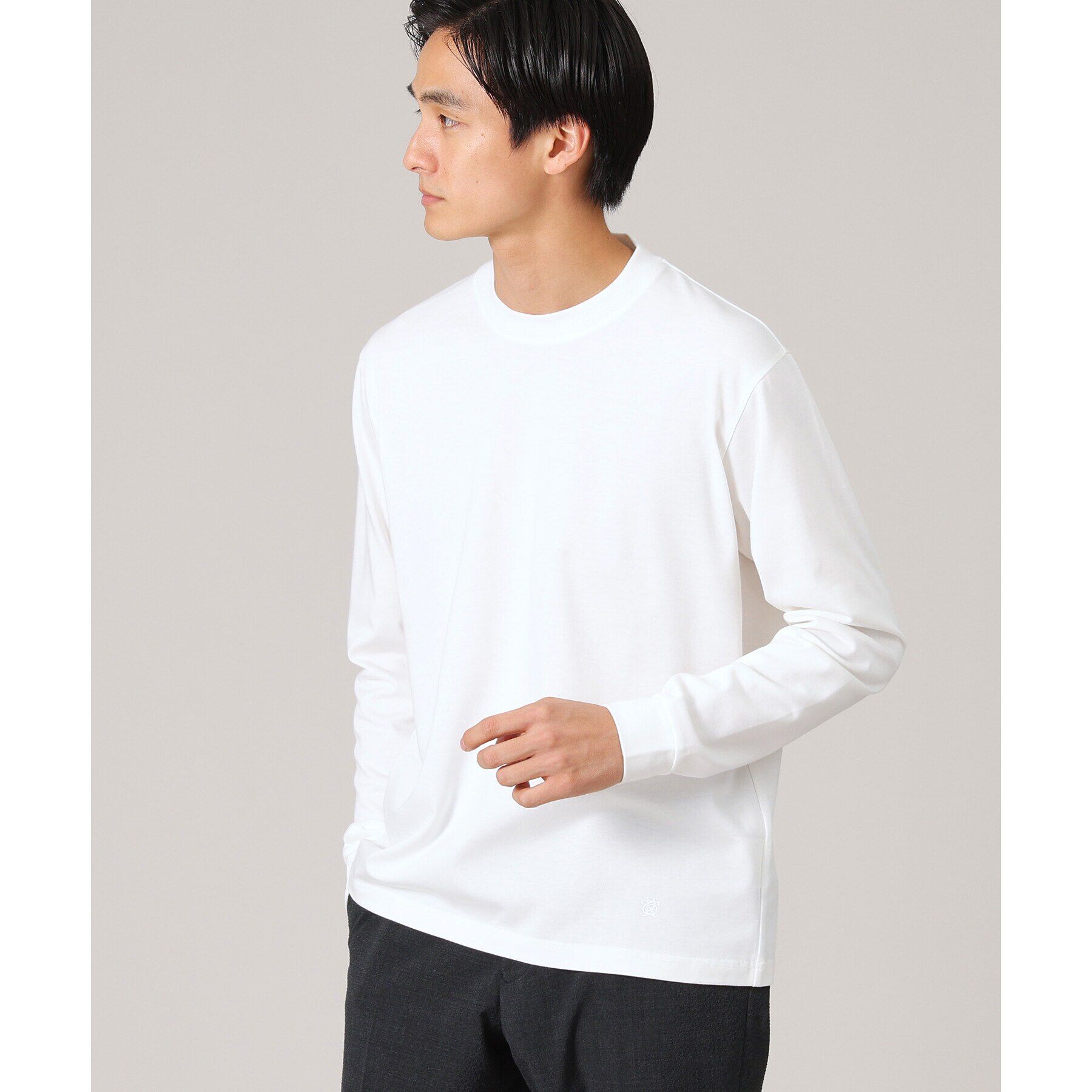 TAKEO KIKUCHI「【抗菌防臭/ジャケット対応】テーラード 長袖Tシャツ」|Tシャツ・カットソー|