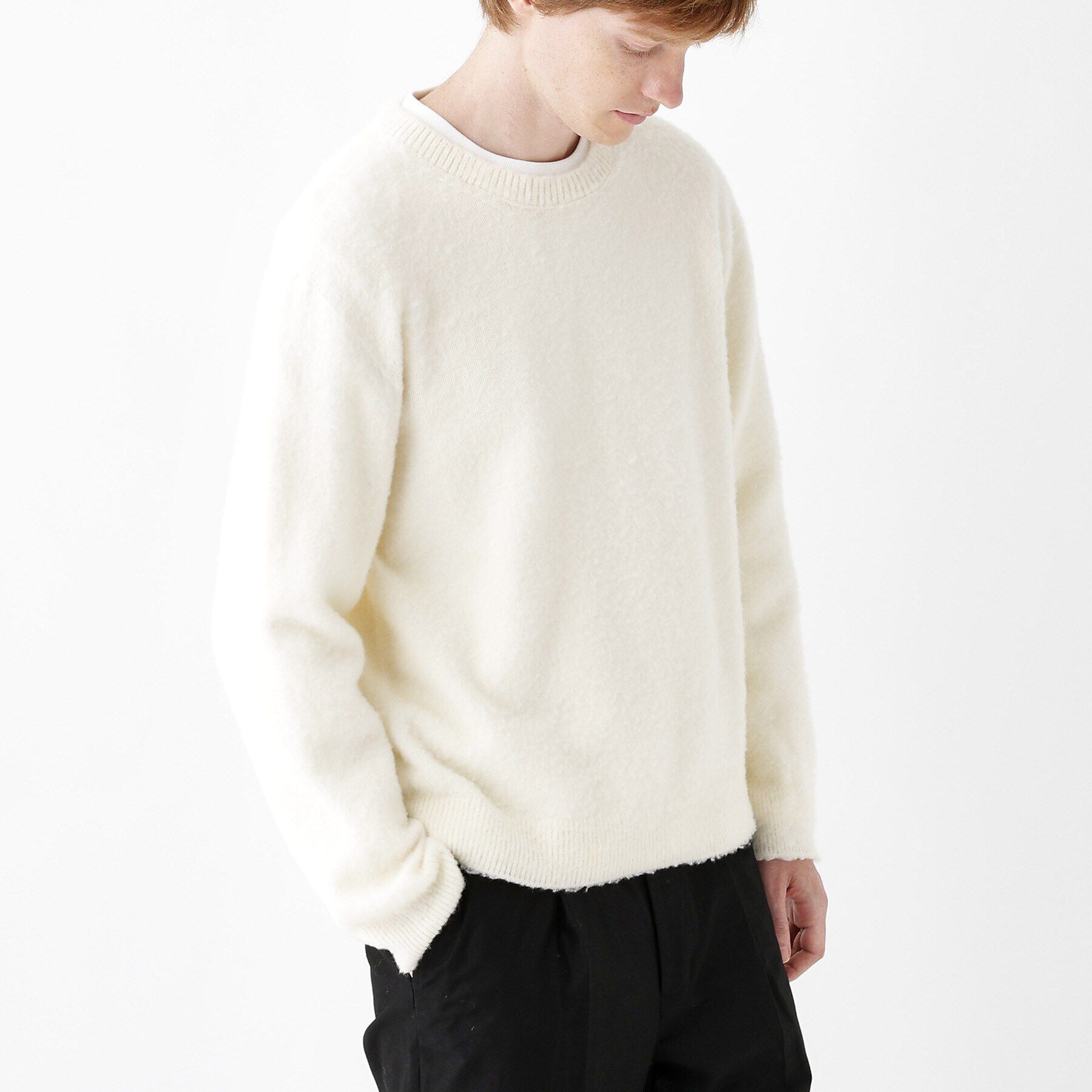 TAKEO KIKUCHI「【THE FLAGSHIP】シャギーニット プルオーバー」|ニット・セーター|