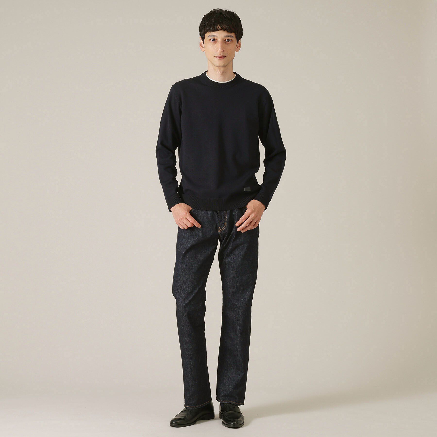 TAKEO KIKUCHI「【アンチピリング】クルーネック ニット」|ニット・セーター|