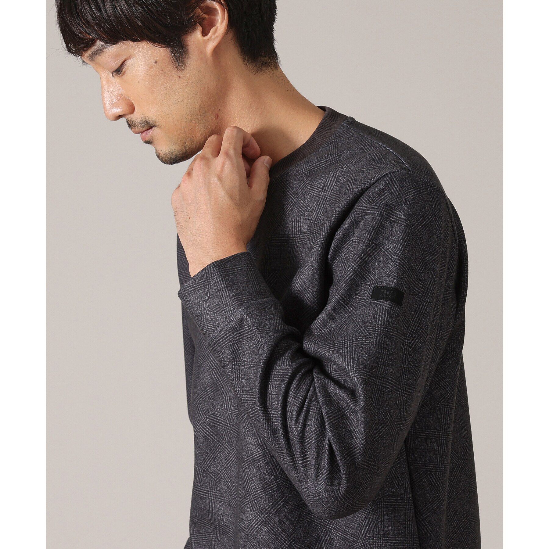 TAKEO KIKUCHI「【DOWN FABRIC】ダウンファブリック プルオーバー スウェット」|パーカー|