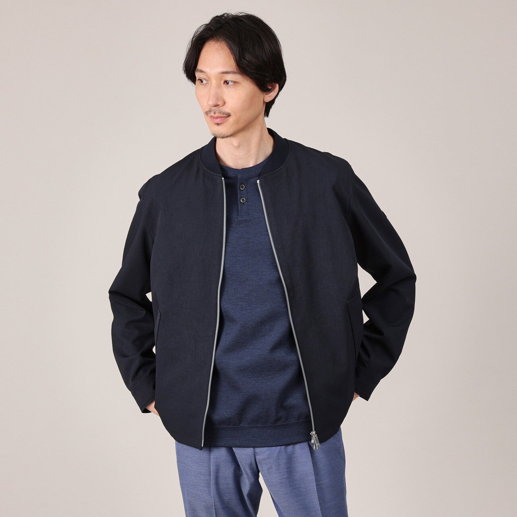 TAKEO KIKUCHI「メランジ ハニカム プルーバー」|Tシャツ・カットソー|