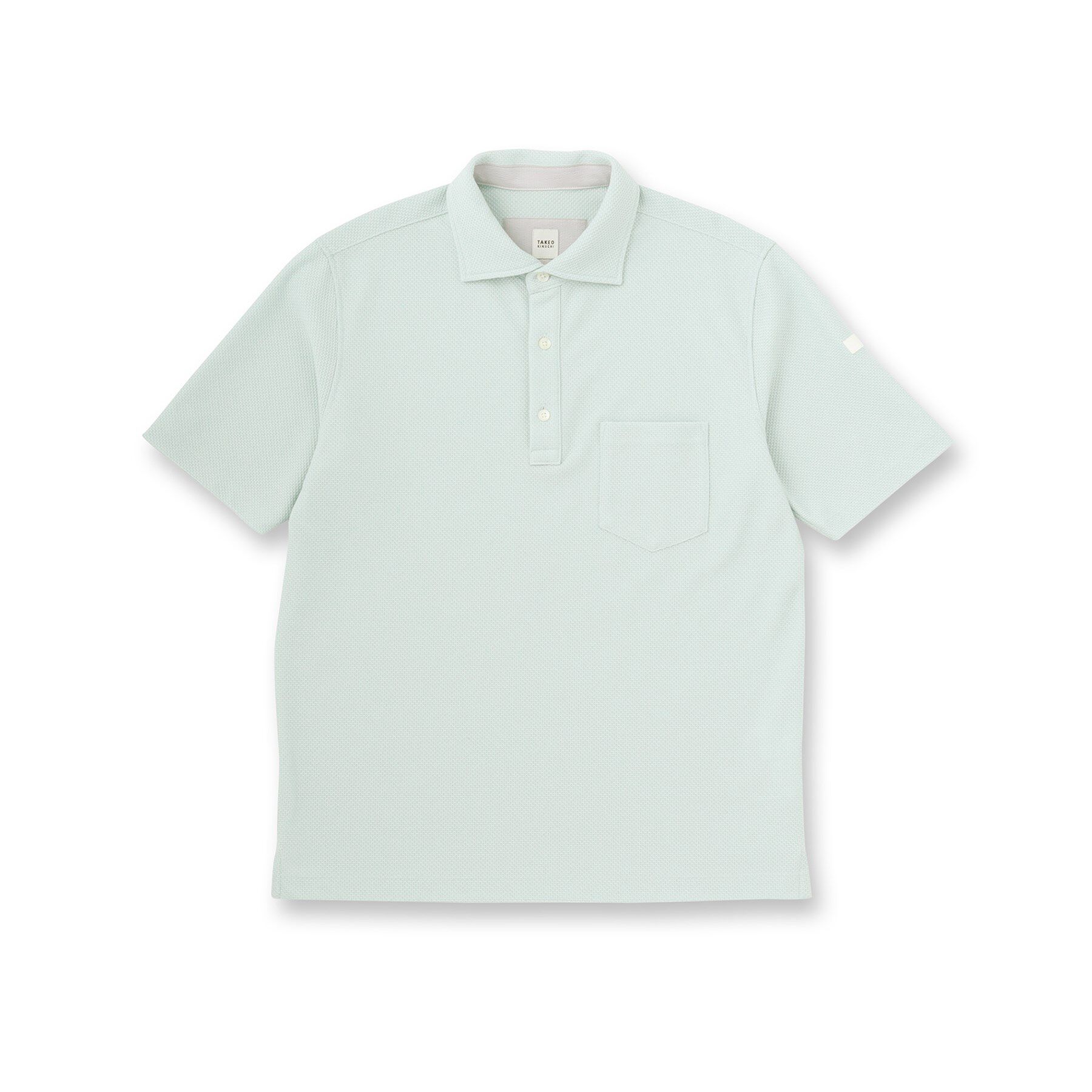 TAKEO KIKUCHI「【尾州織】メランジメッシュ ポロシャツ」|ポロシャツ|