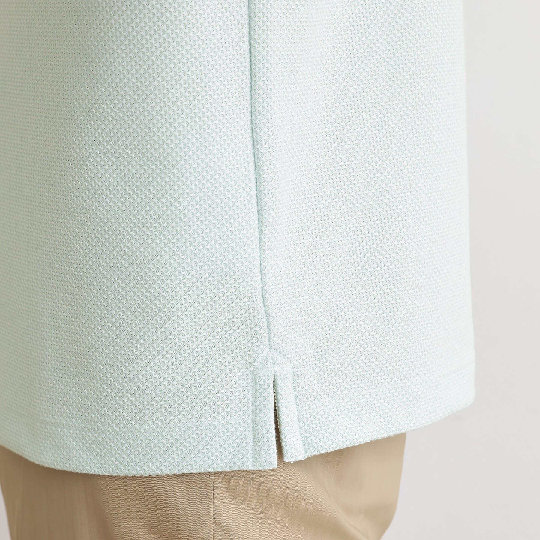 TAKEO KIKUCHI「【尾州織】メランジメッシュ ポロシャツ」|ポロシャツ|