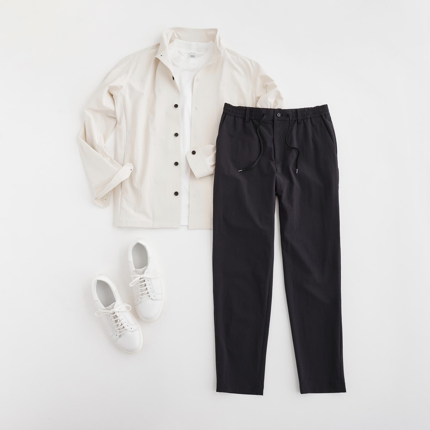 TAKEO KIKUCHI「【3Dナイロンストレッチ】スリムイージーパンツ」|その他|