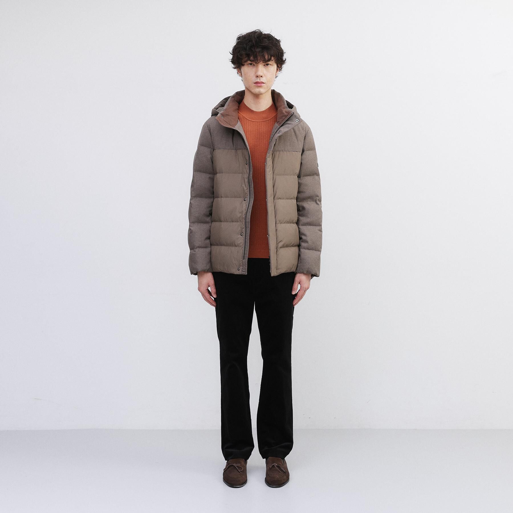 TAKEO KIKUCHI「カラーコンビ ダウンブルゾン」|ダウン|