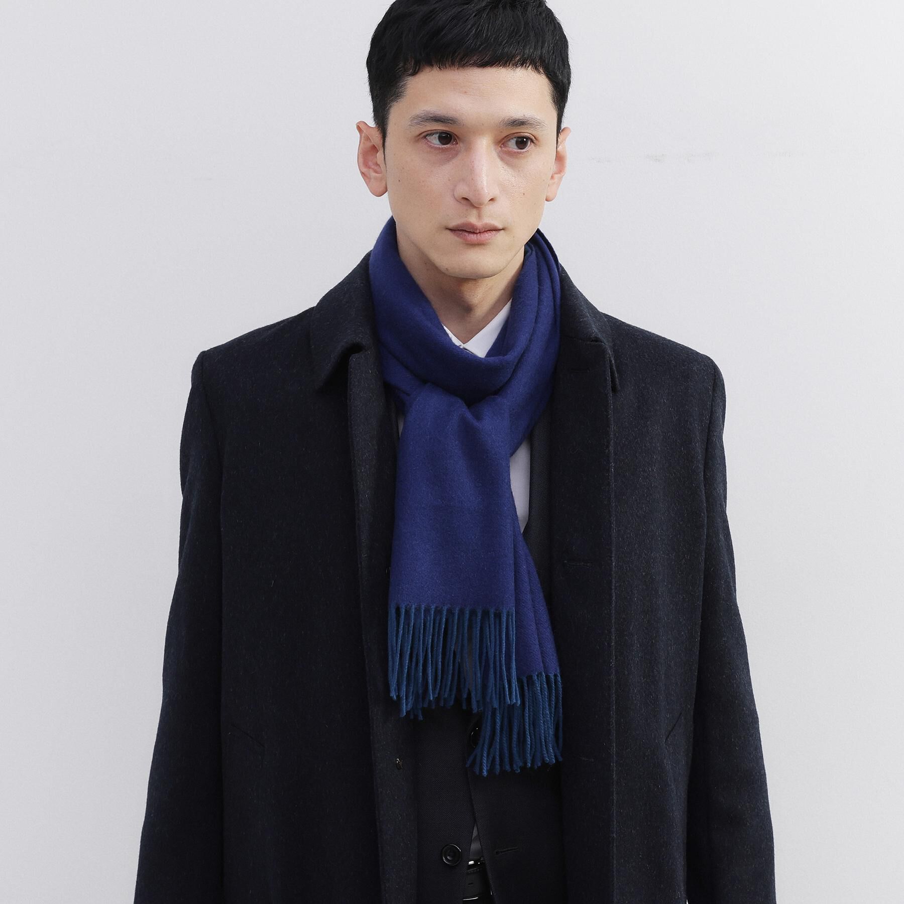 TAKEO KIKUCHI「【洗えるベビーカシミヤ】 ベビーカシミヤ無地マフラー」|ストール|