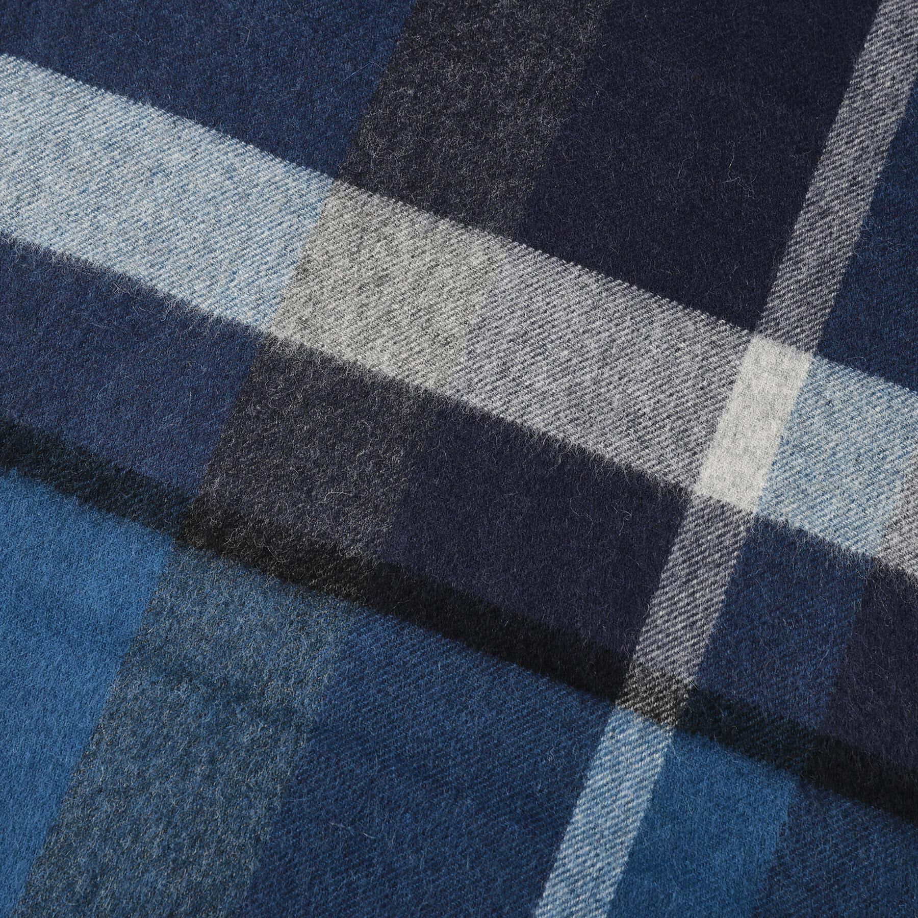 TAKEO KIKUCHI「【洗えるカシミヤ】 ピュアカシミヤ パネルチェックマフラー」|ストール|