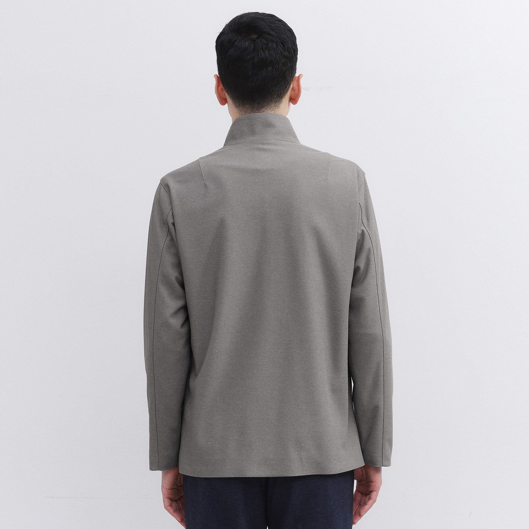 TAKEO KIKUCHI「ツイルジャージー イタリアンカラージャケット」|ブルゾン・スタジャン|