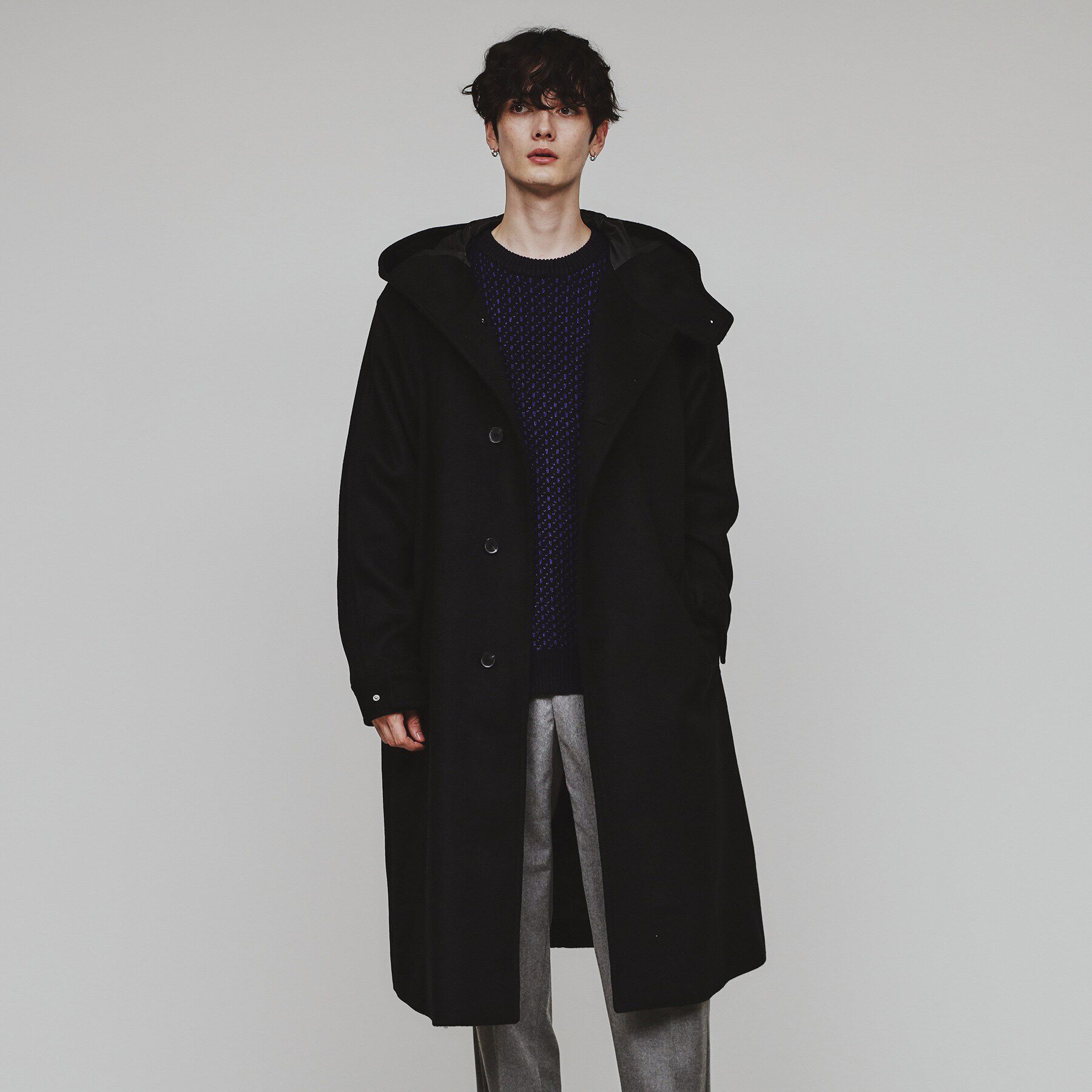 tk.TAKEO KIKUCHI「ビーバーフーデットコート」|その他|ブラック(019)