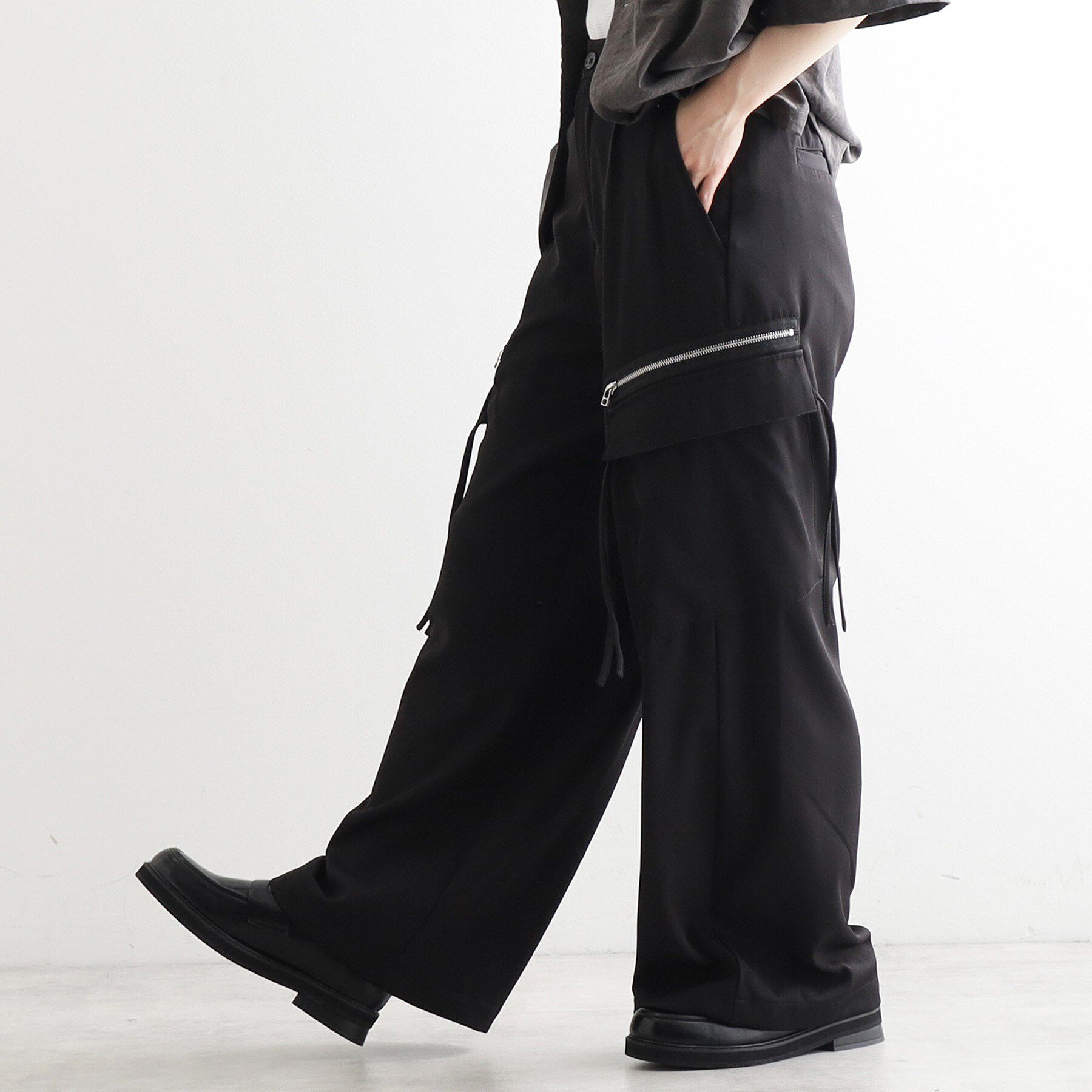 tk.TAKEO KIKUCHI「AラインサイドZIPカーゴパンツ」|その他|