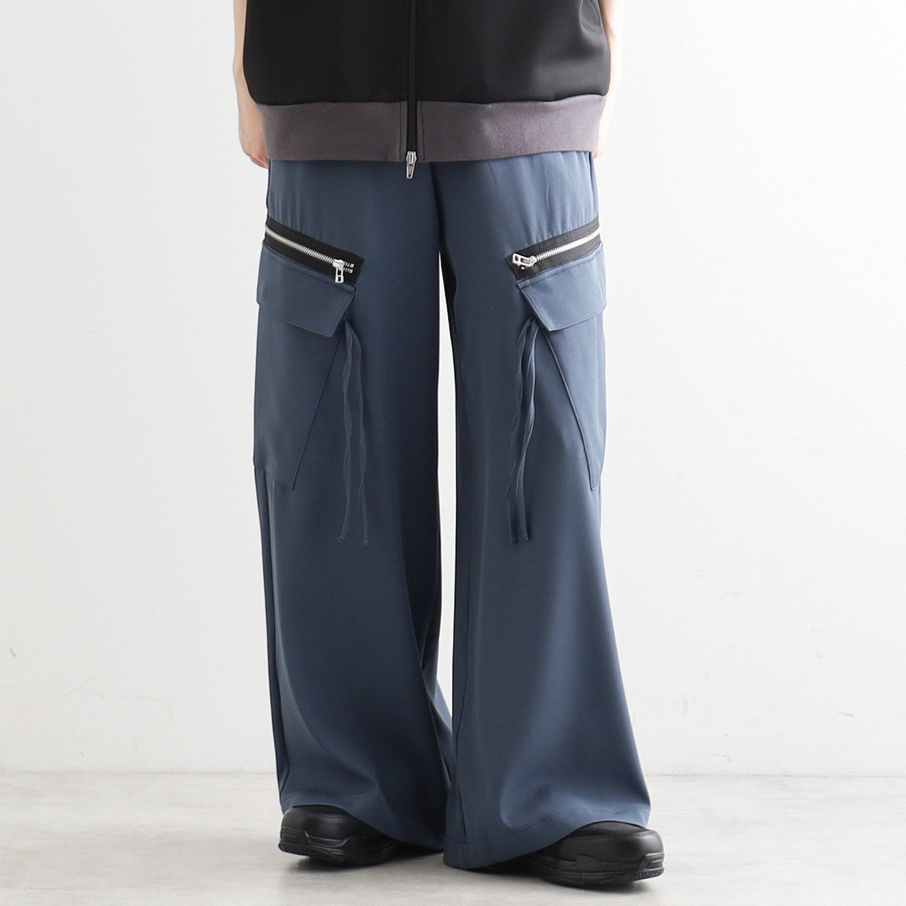 tk.TAKEO KIKUCHI「AラインサイドZIPカーゴパンツ」|その他|