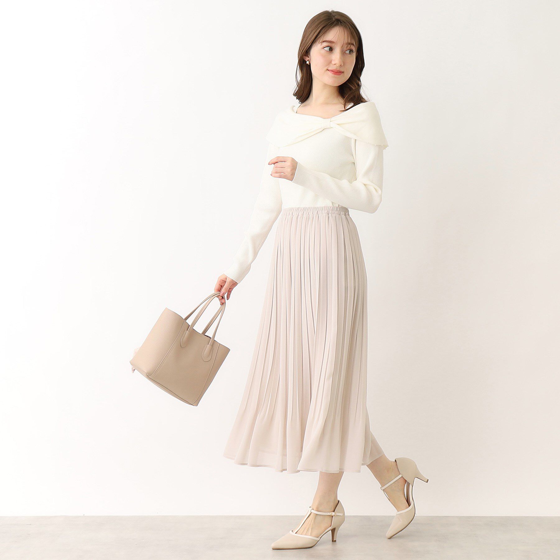 index「《新色追加》着丈が選べる！プリーツフレアスカート【イージーケア／防シワ／洗濯機洗い可】」|スカート|