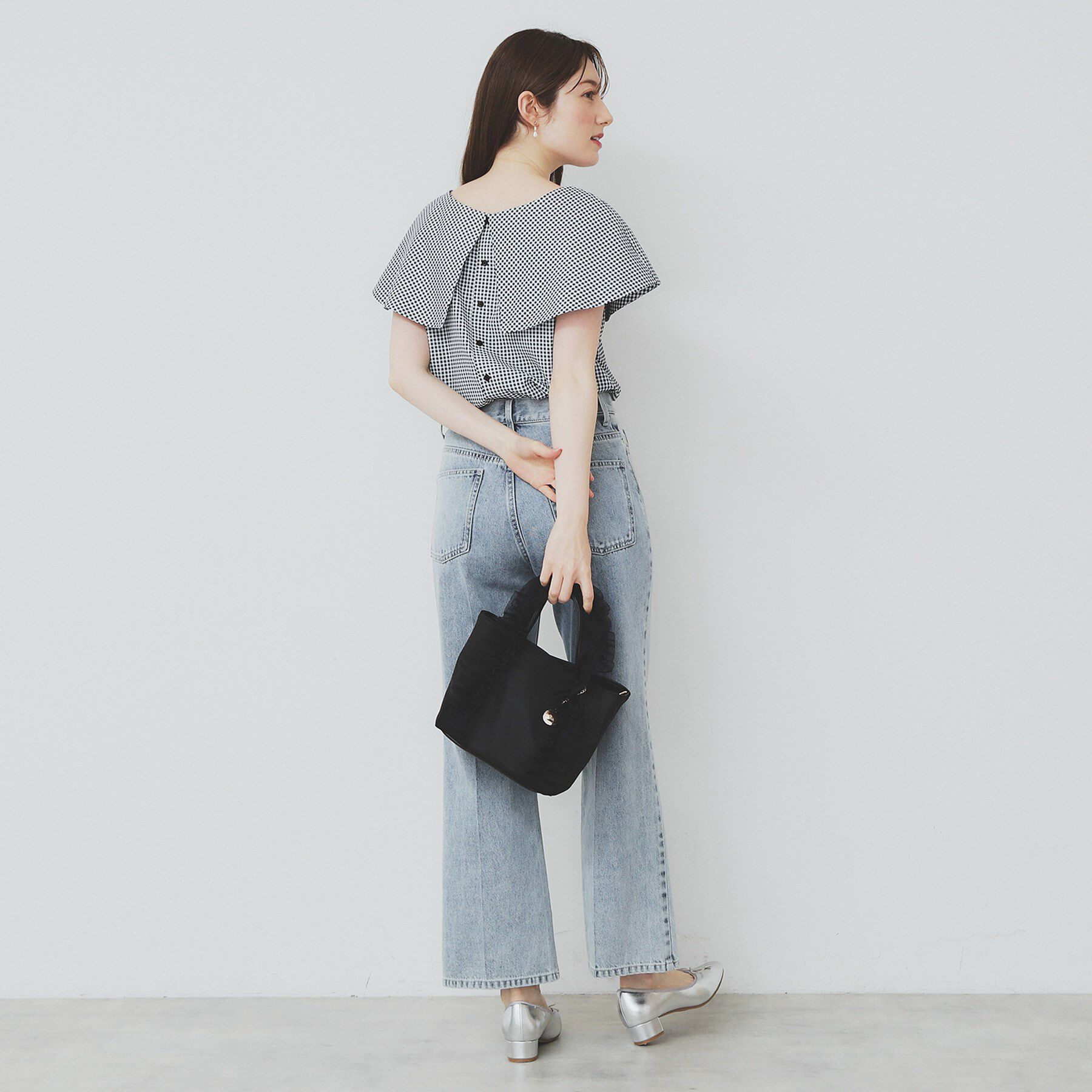 index「前後2wayオフショルカラーブラウス【洗濯機可】」|シャツ・ブラウス|