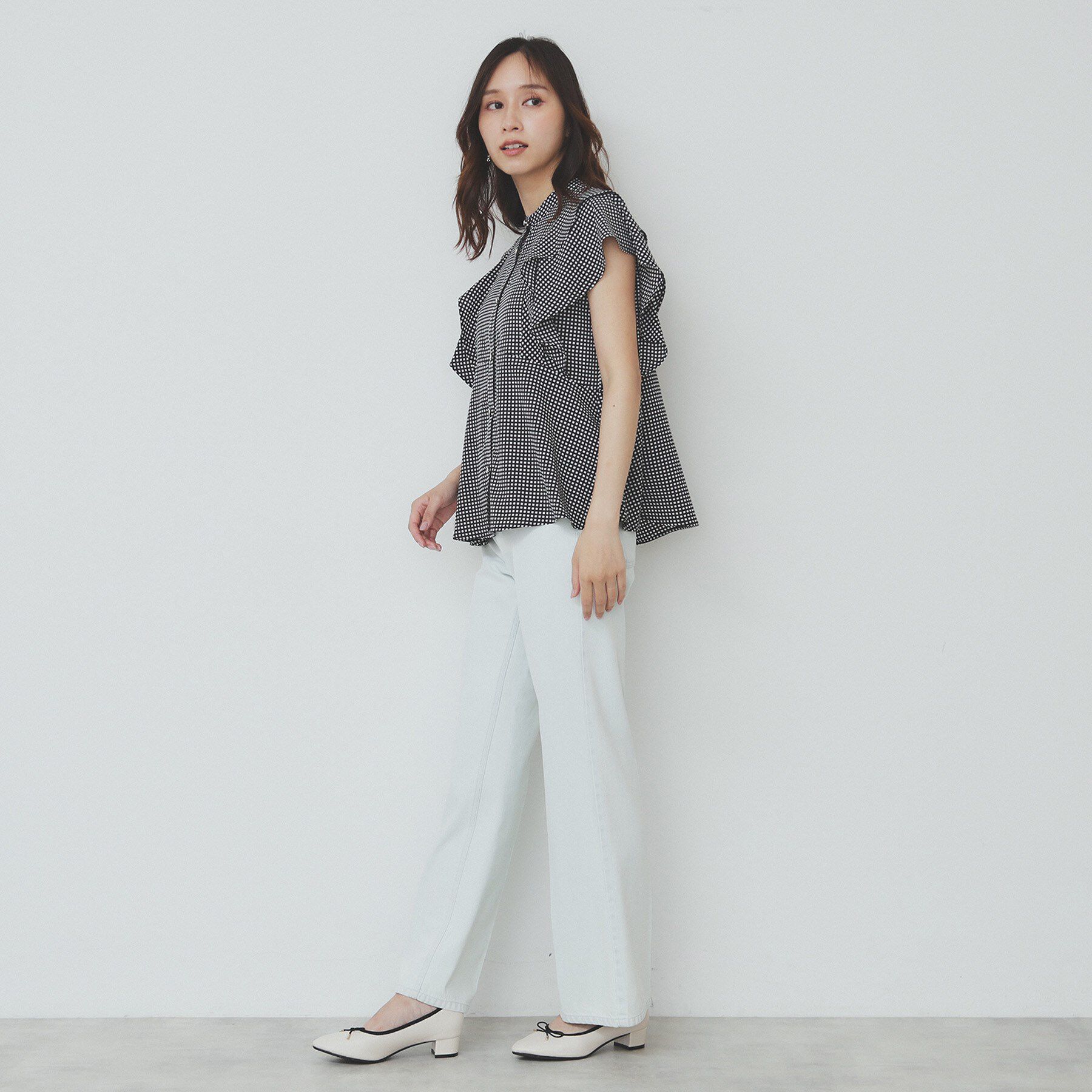 index「ラウンドトゥヒールバレエシューズ」|パンプス|