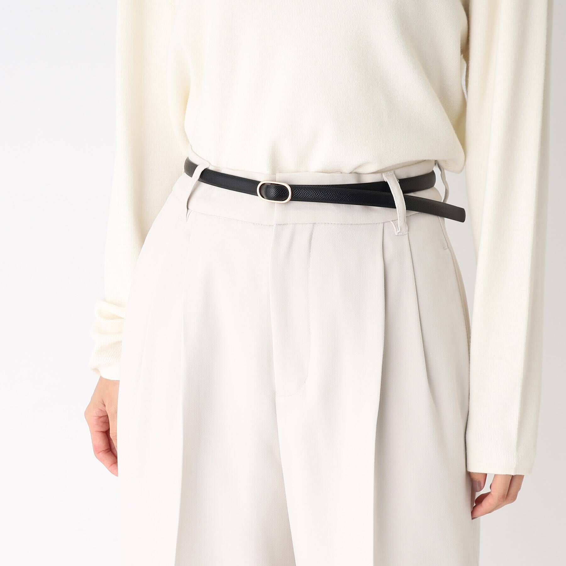 OPAQUE.CLIP「型押し細ベルト」|ベルト|