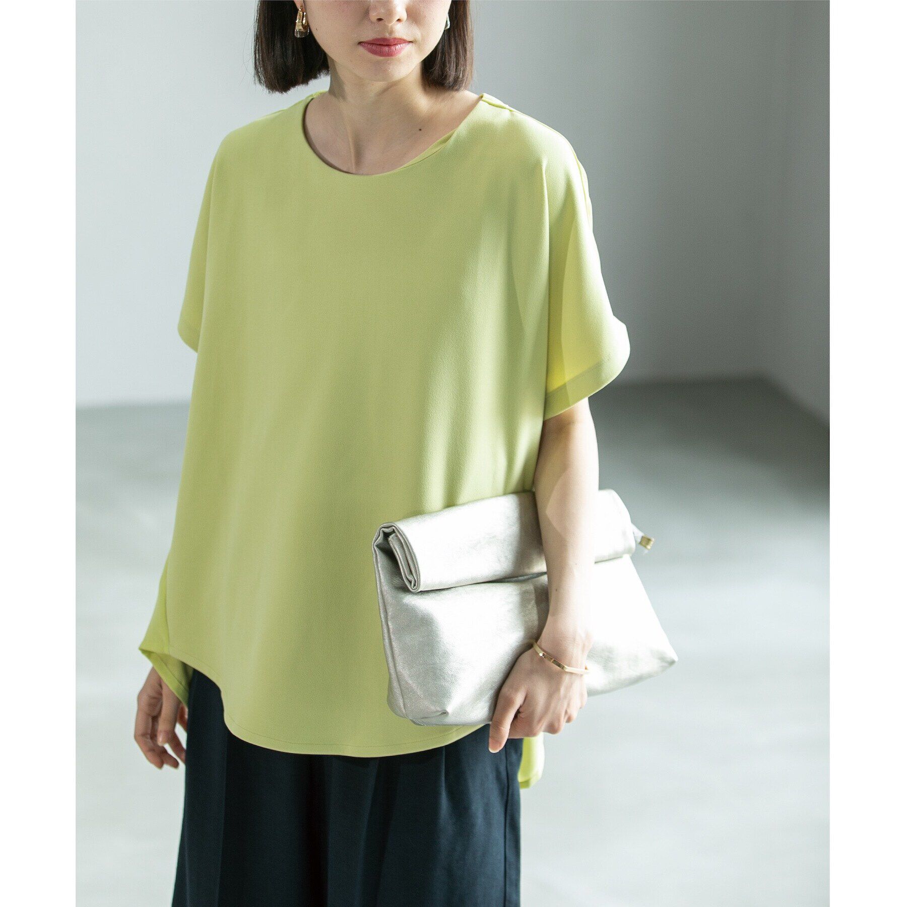 OPAQUE.CLIP「UV ドッキングドルマントップス【洗濯機洗い可】」|Tシャツ・カットソー|