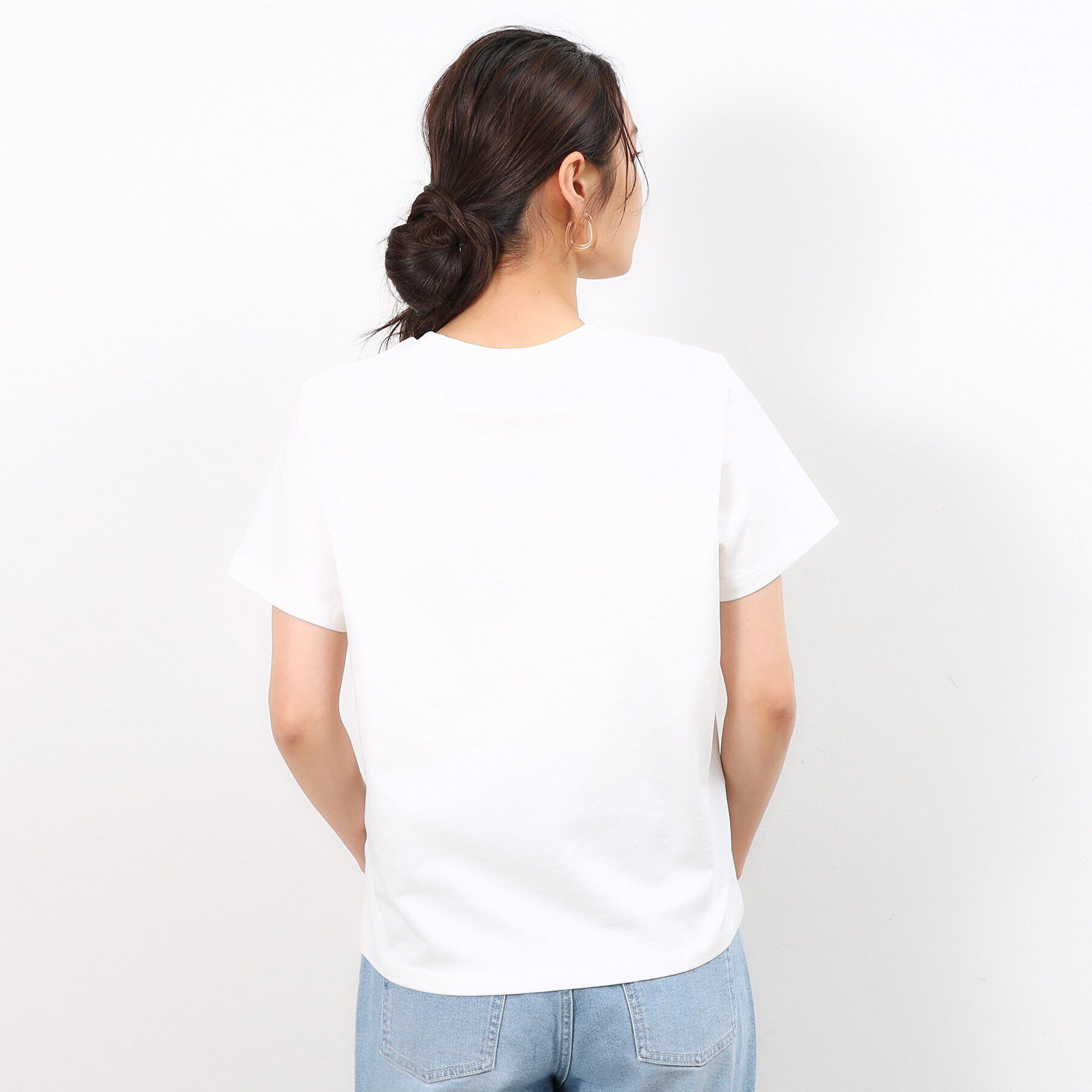 OPAQUE.CLIP「ロゴプリントTシャツ【洗濯機洗い可】」|Tシャツ・カットソー|