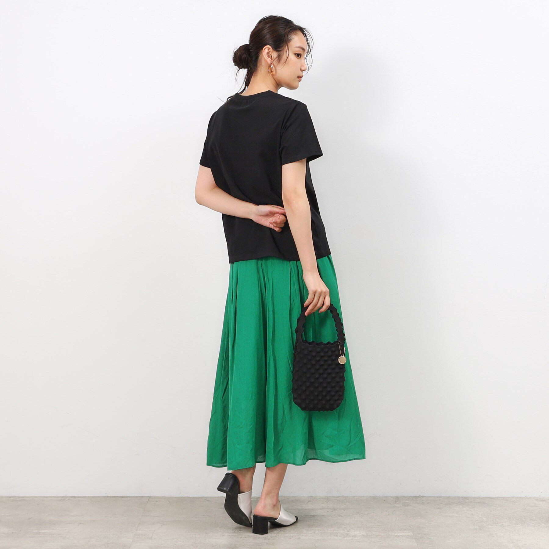 OPAQUE.CLIP「ロゴプリントTシャツ【洗濯機洗い可】」|Tシャツ・カットソー|