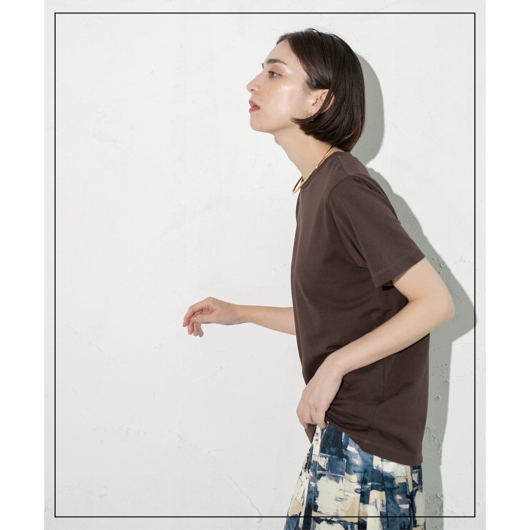 OPAQUE.CLIP「ベーシックTシャツ【接触冷感／UVケア／汗染み防止】」|Tシャツ・カットソー|