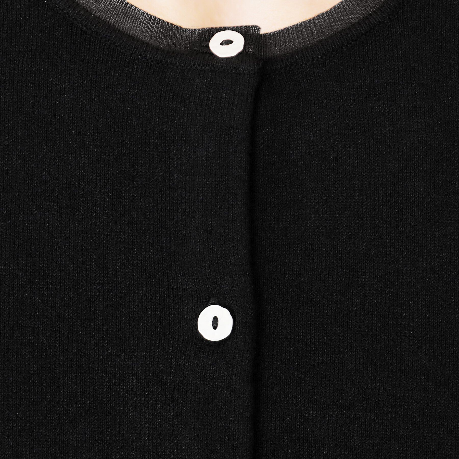 OPAQUE.CLIP「UV ネックシアークルーニットカーディガン【洗濯機洗い可】」|カーディガン|