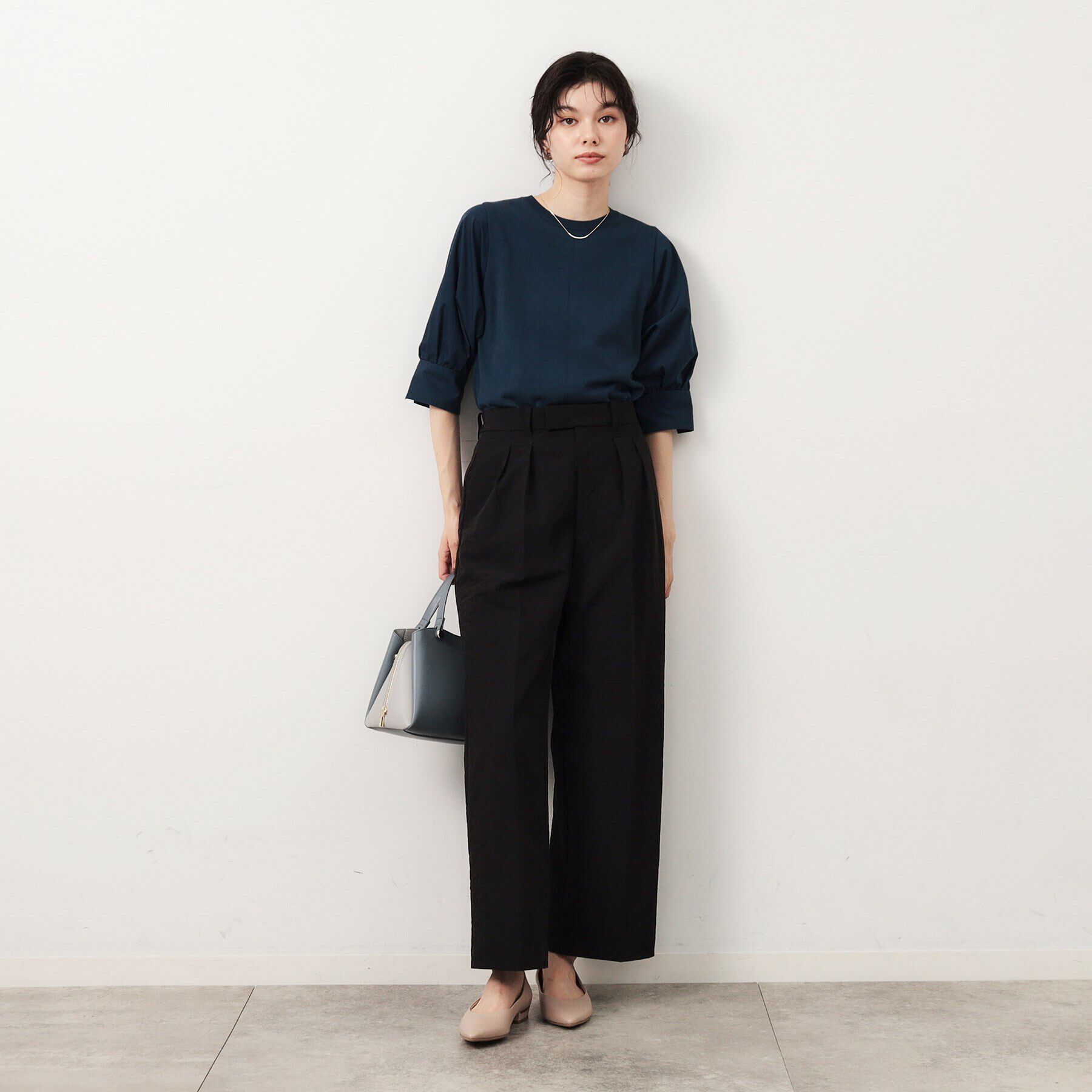 OPAQUE.CLIP「ストレッチ チノワイドパンツ【洗濯機洗い可】」|その他|